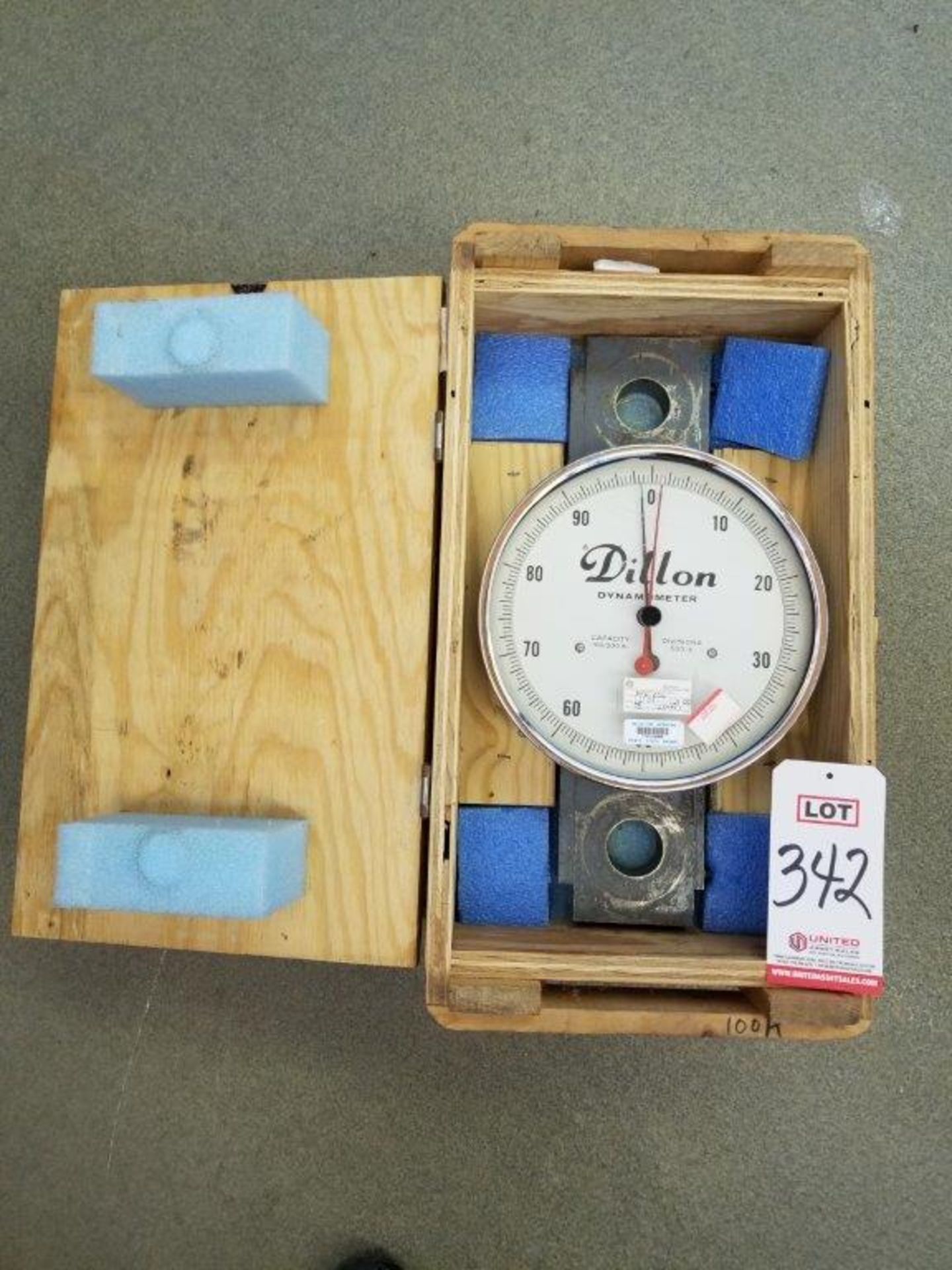 DILLION DYNAMOMETER LOAD CELL, 100,000 LB CAPACITY, S/N 185391 (LOCATION: M&TE LAB)