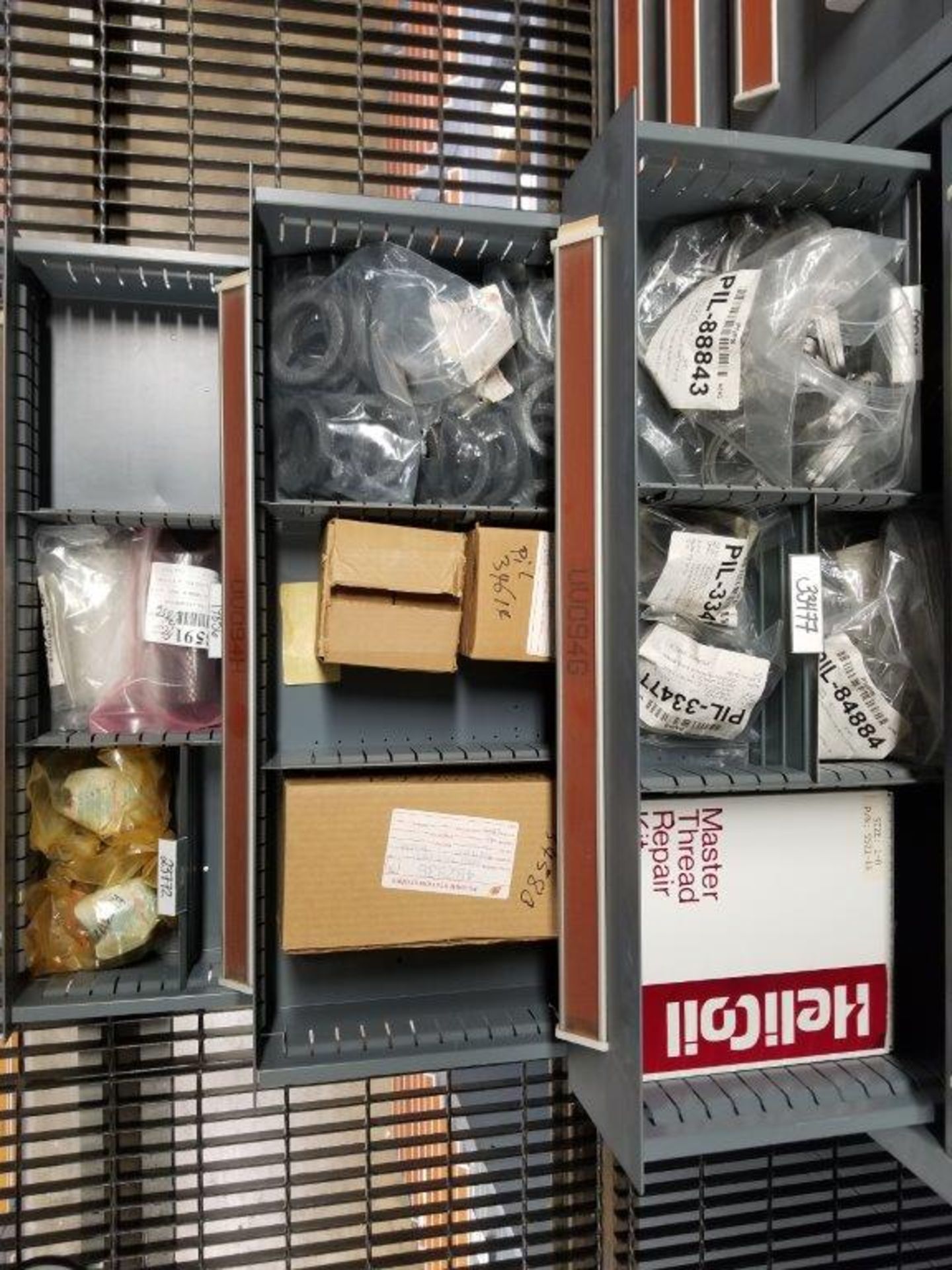 LOT - CONTENTS ONLY OF (10) VIDMAR CABINETS, CONSISTING OF ASSORTED HARDWARE, ELECTRICAL - Image 28 of 28