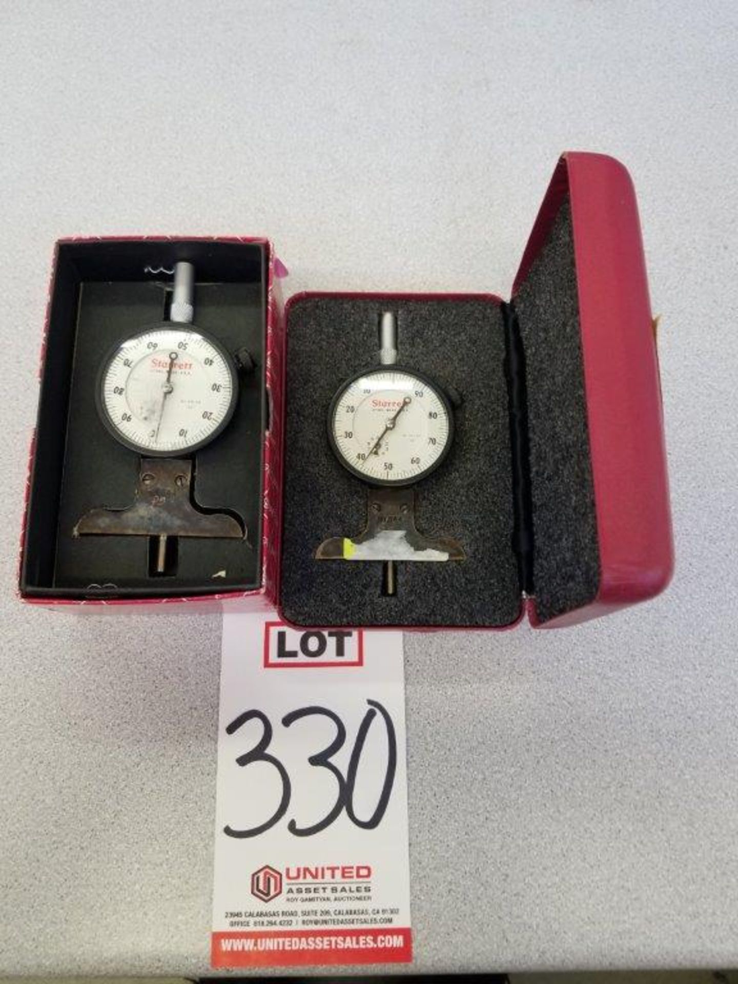 LOT - (2) STARRETT NO. 644-441 DIAL DEPTH GAGES (LOCATION: M&TE LAB)