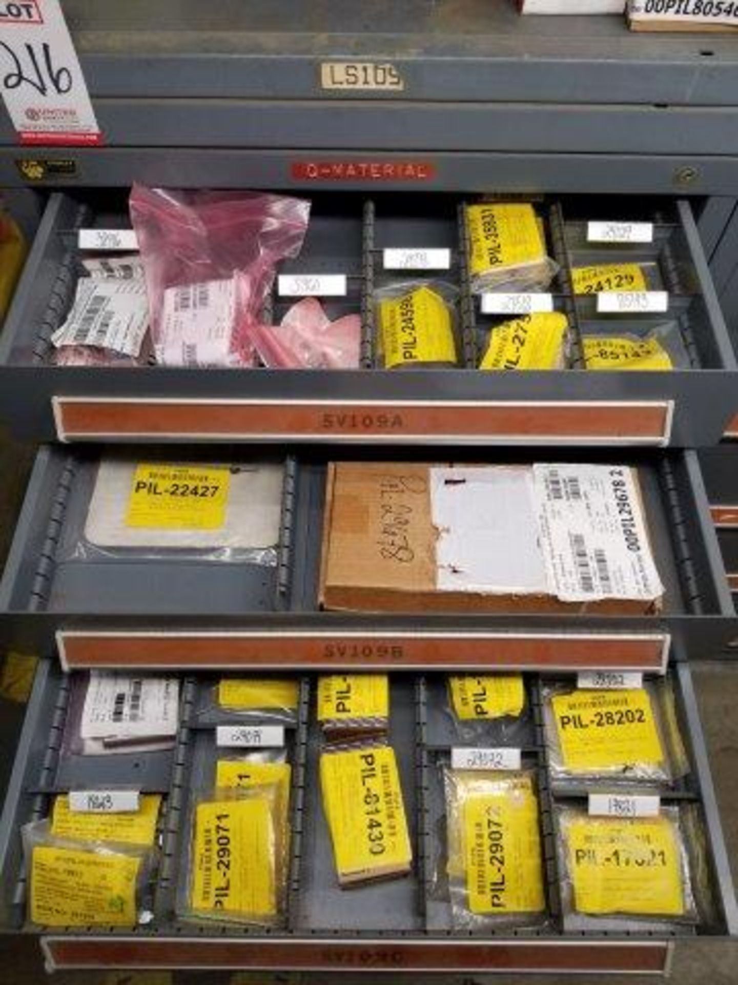 LOT - CONTENTS ONLY OF (16) VIDMAR CABINETS, CONSISTING OF ASSORTED HARDWARE, ELECTRICAL - Image 2 of 51