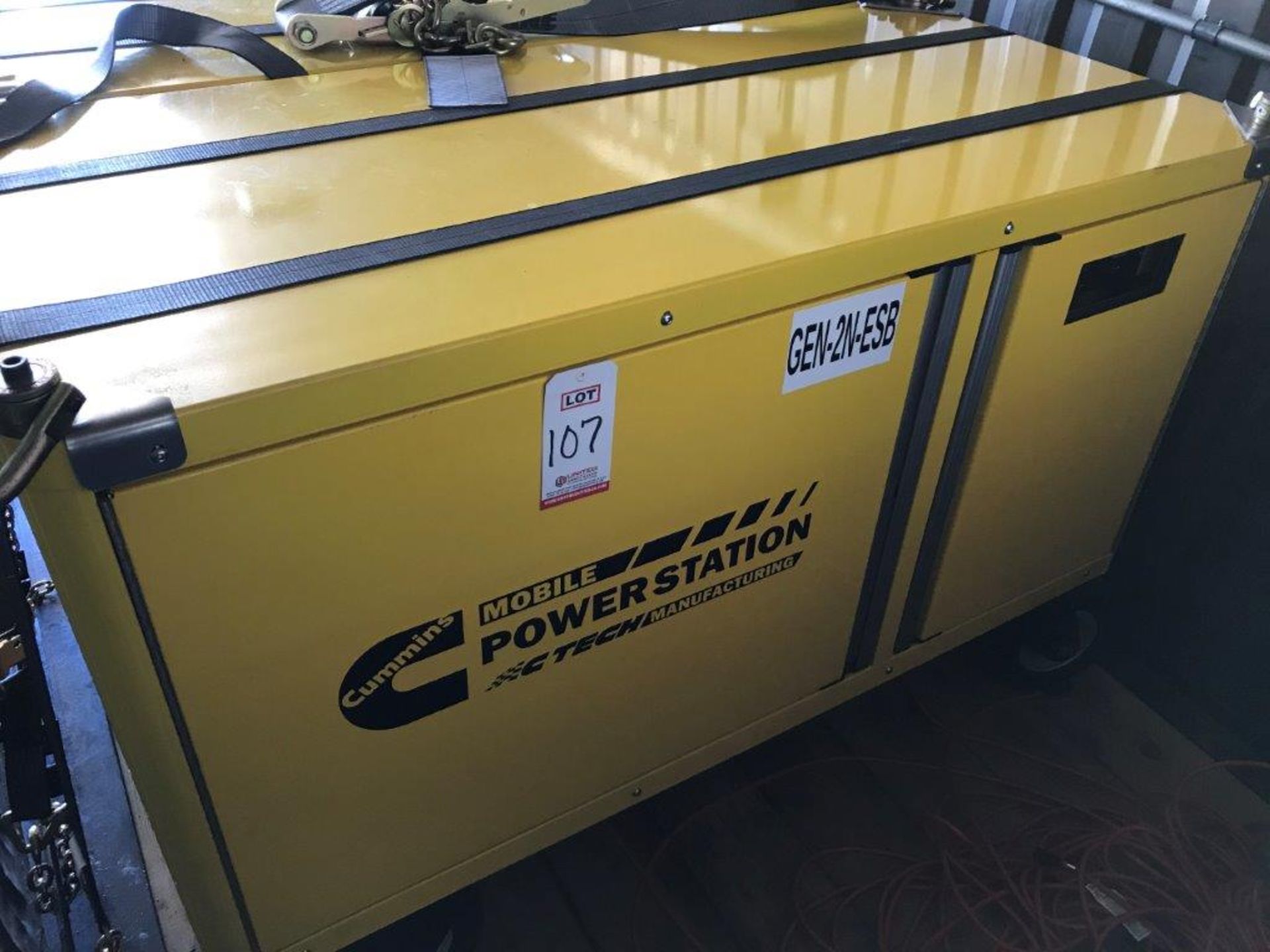 CUMMINS MOBILE DIESEL GENERATOR, MODEL 7.5HDKAT-41934R, 120 VOLT, SINGLE PHASE, TAG # X-1020F