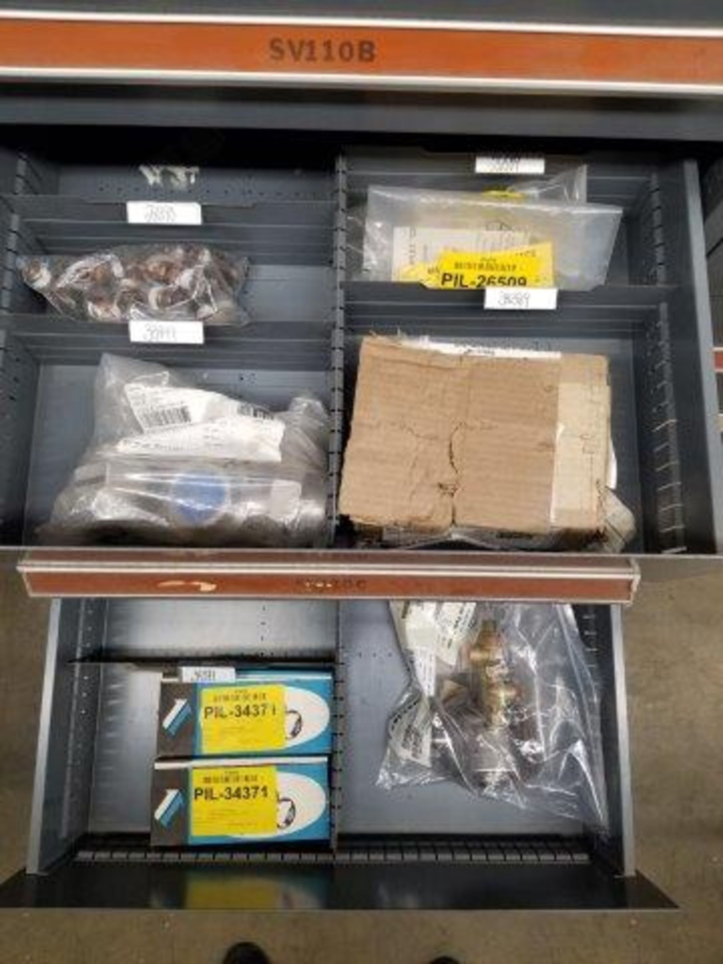 LOT - CONTENTS ONLY OF (16) VIDMAR CABINETS, CONSISTING OF ASSORTED HARDWARE, ELECTRICAL - Image 8 of 51