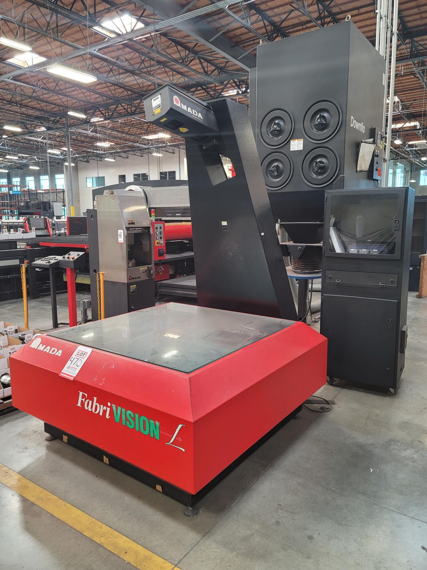 AMADA VIRTEK FABRIVISION LASER QC 1200 LPS-1EA FLAT PART SCANNER, MAX PART THICKNESS 8", 48" X 48" - Image 2 of 4