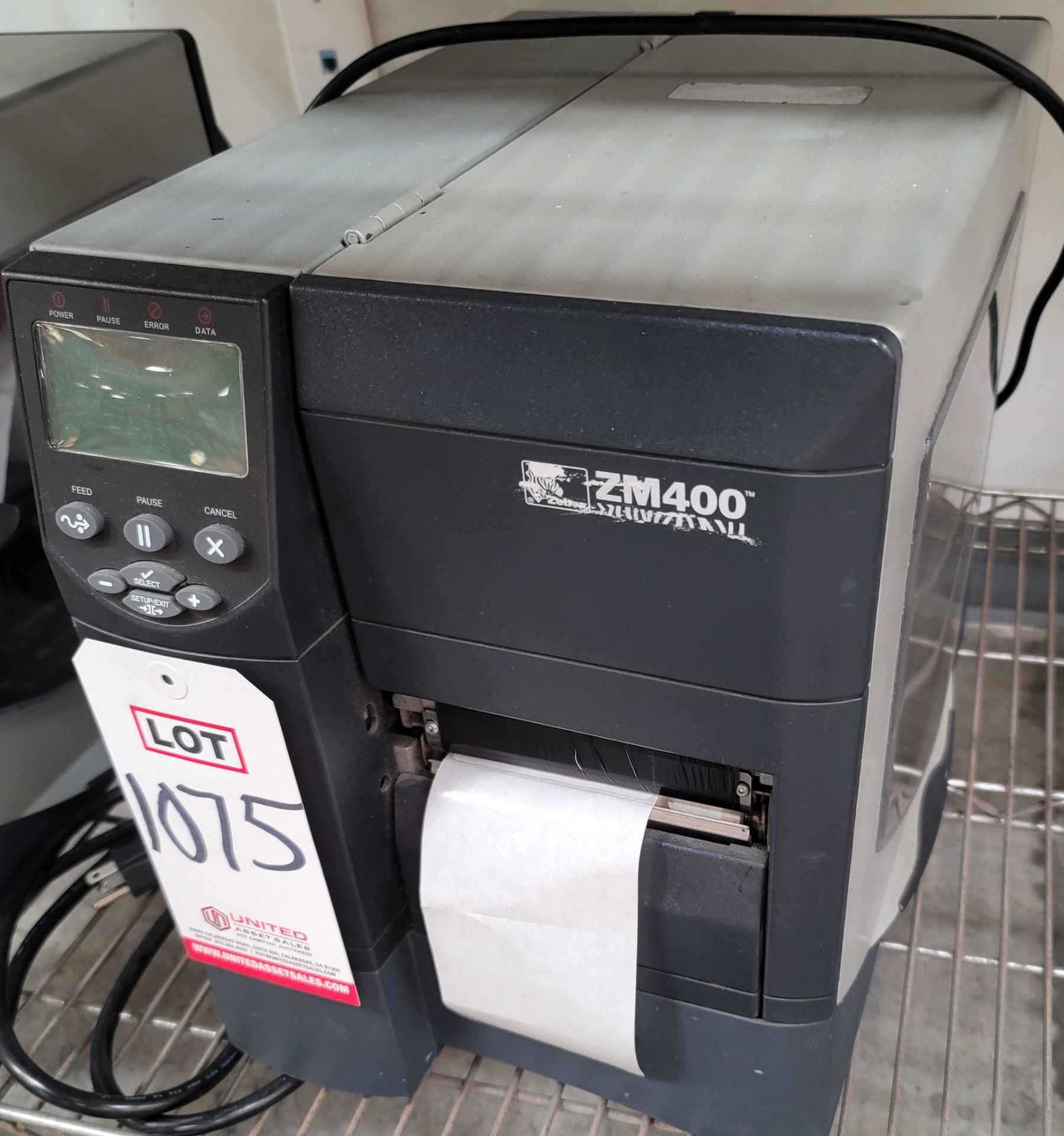 ZEBRA ZM400 LABEL PRINTER