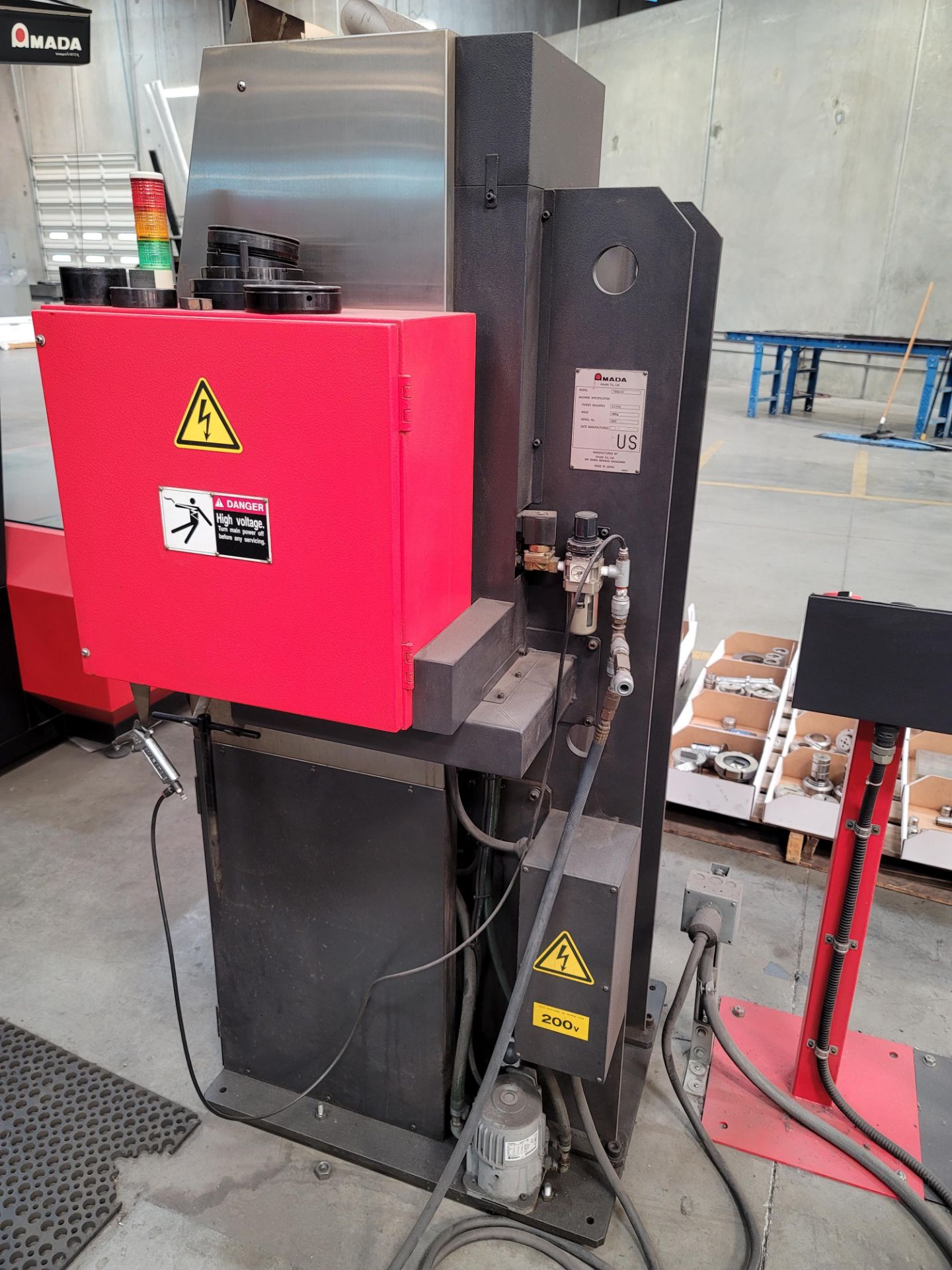 AMADA-TOGU III PUNCH AND DIE SHARPENER, 6.30" MAX TOOL SIZE, 2 HP MOTOR, 9.45" AXIS TRAVEL, 3000 RPM - Image 2 of 2