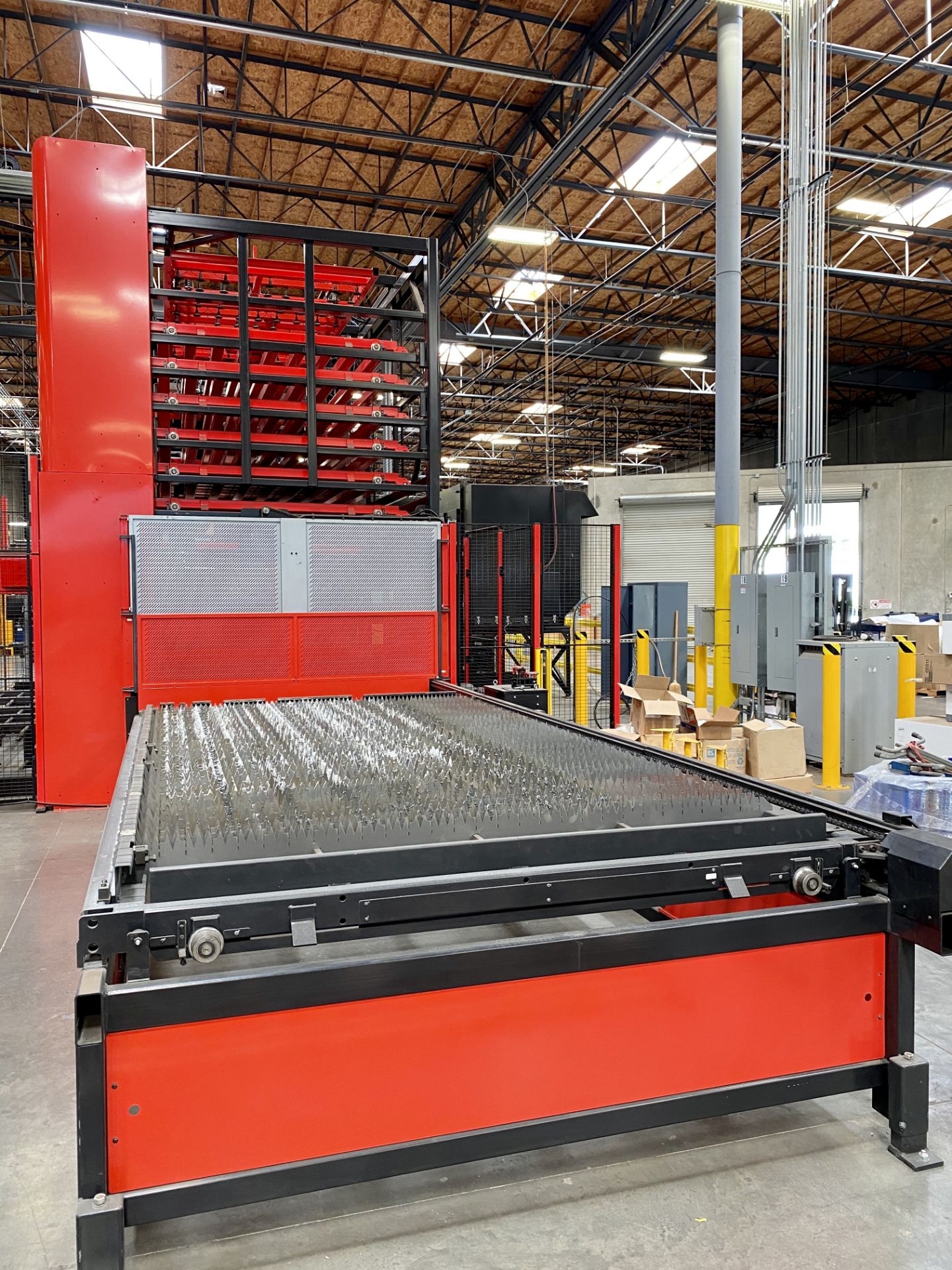 2014 AMADA FLCAJ 4020 FIBER LASER FABRICATION CELL, AMADA AJ4000 4.2 KW GEN 2 FIBER LASER, AMNC-F - Image 13 of 51