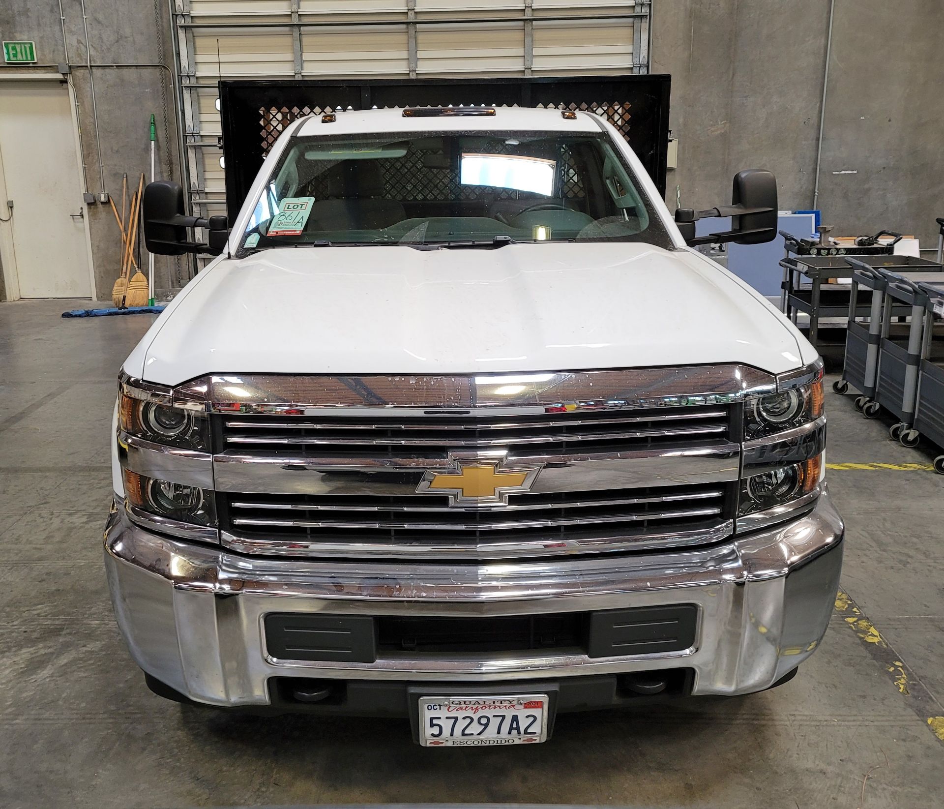 2016 CHEVROLET SILVERADO 3500 HD 13' STAKE BED TRUCK W/ TOMMY LIFT LIFTGATE, GASOLINE, 27,975 MILES, - Image 2 of 15
