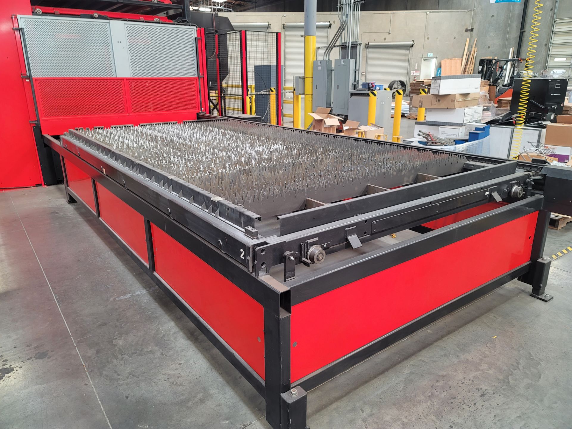 2014 AMADA FLCAJ 4020 FIBER LASER FABRICATION CELL, AMADA AJ4000 4.2 KW GEN 2 FIBER LASER, AMNC-F - Image 15 of 51