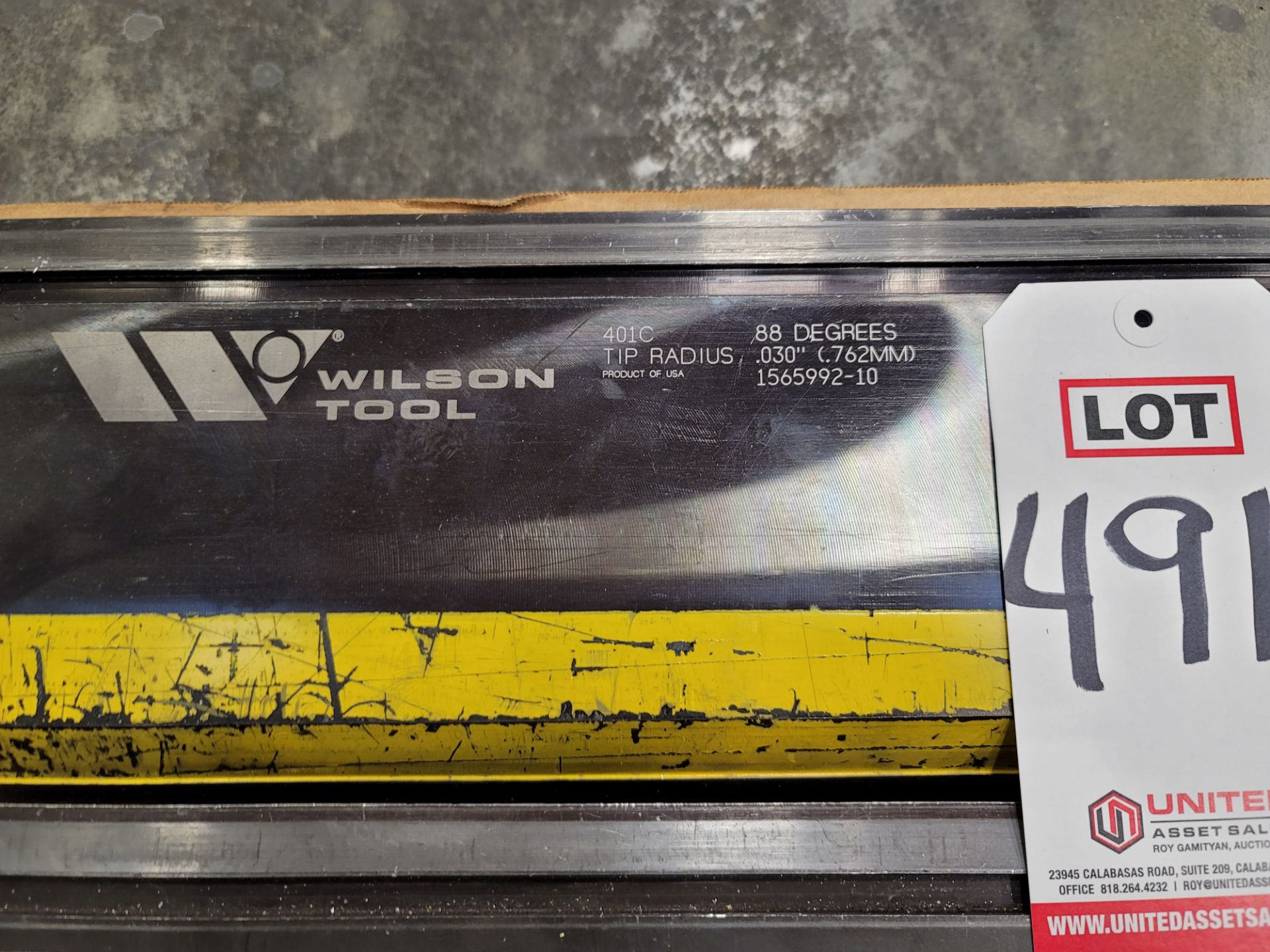 LOT - WILSON TOOL BRAKE DIES (SEE PHOTOS FOR SPECS)