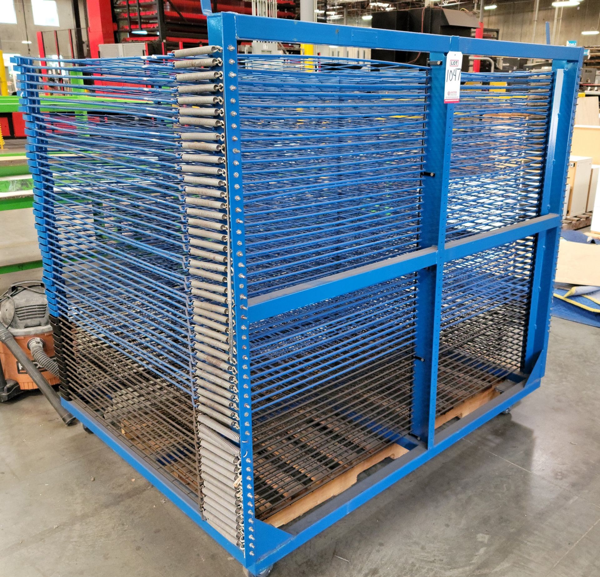 SILK SCREEN DRYING RACK, 69" X 52"