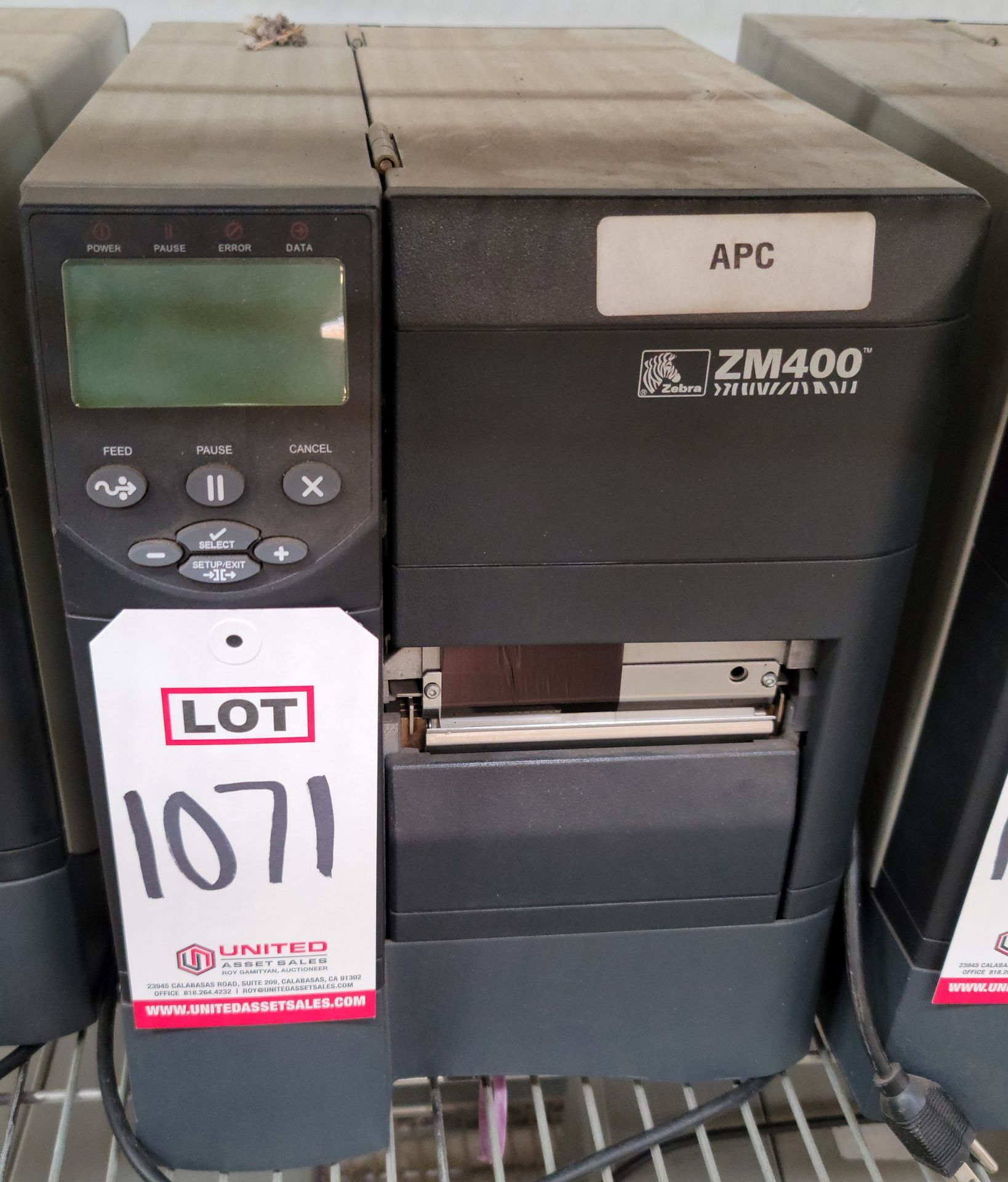 ZEBRA ZM400 LABEL PRINTER