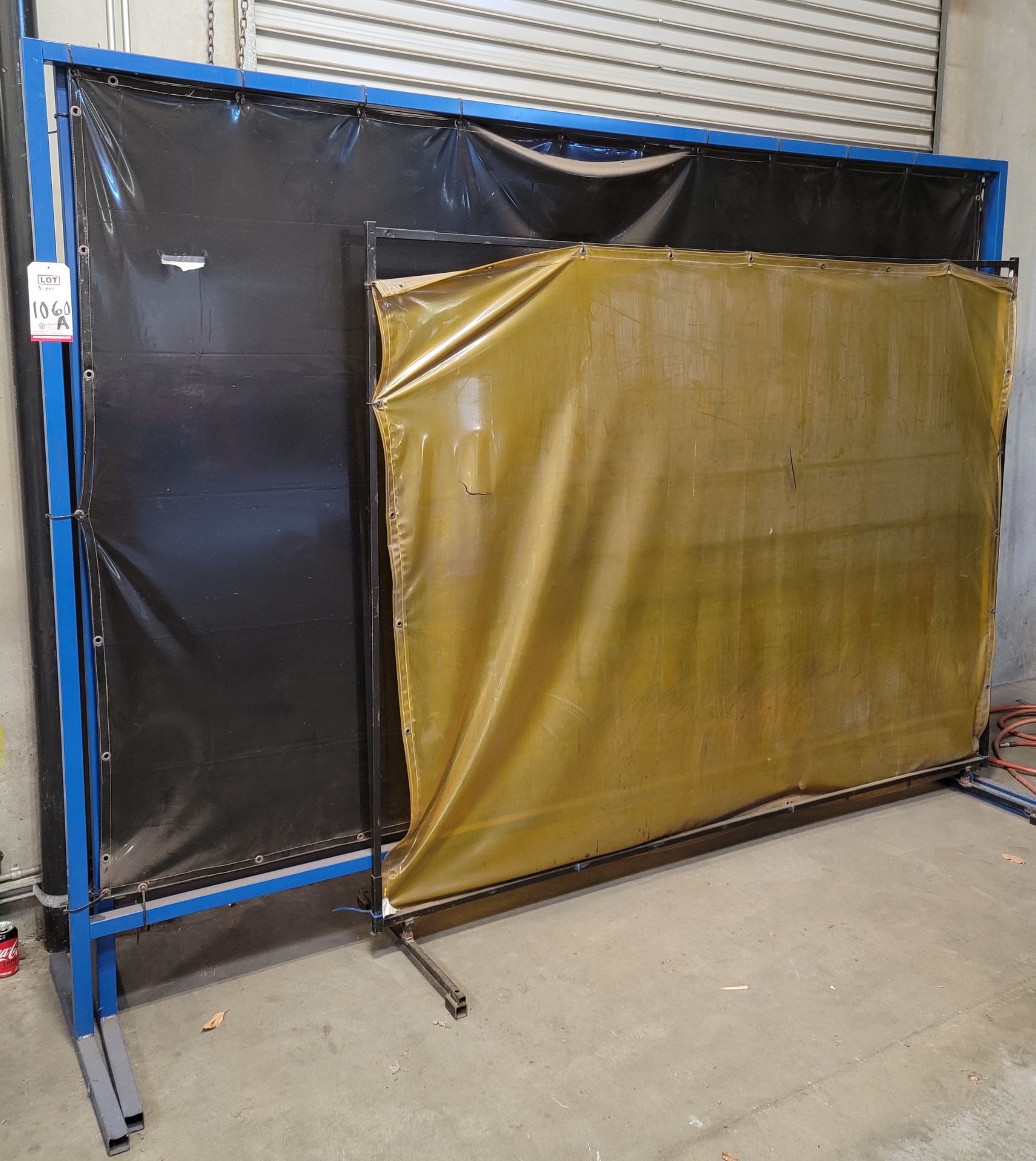LOT - (3) WELDING CURTAIN PARTITIONS