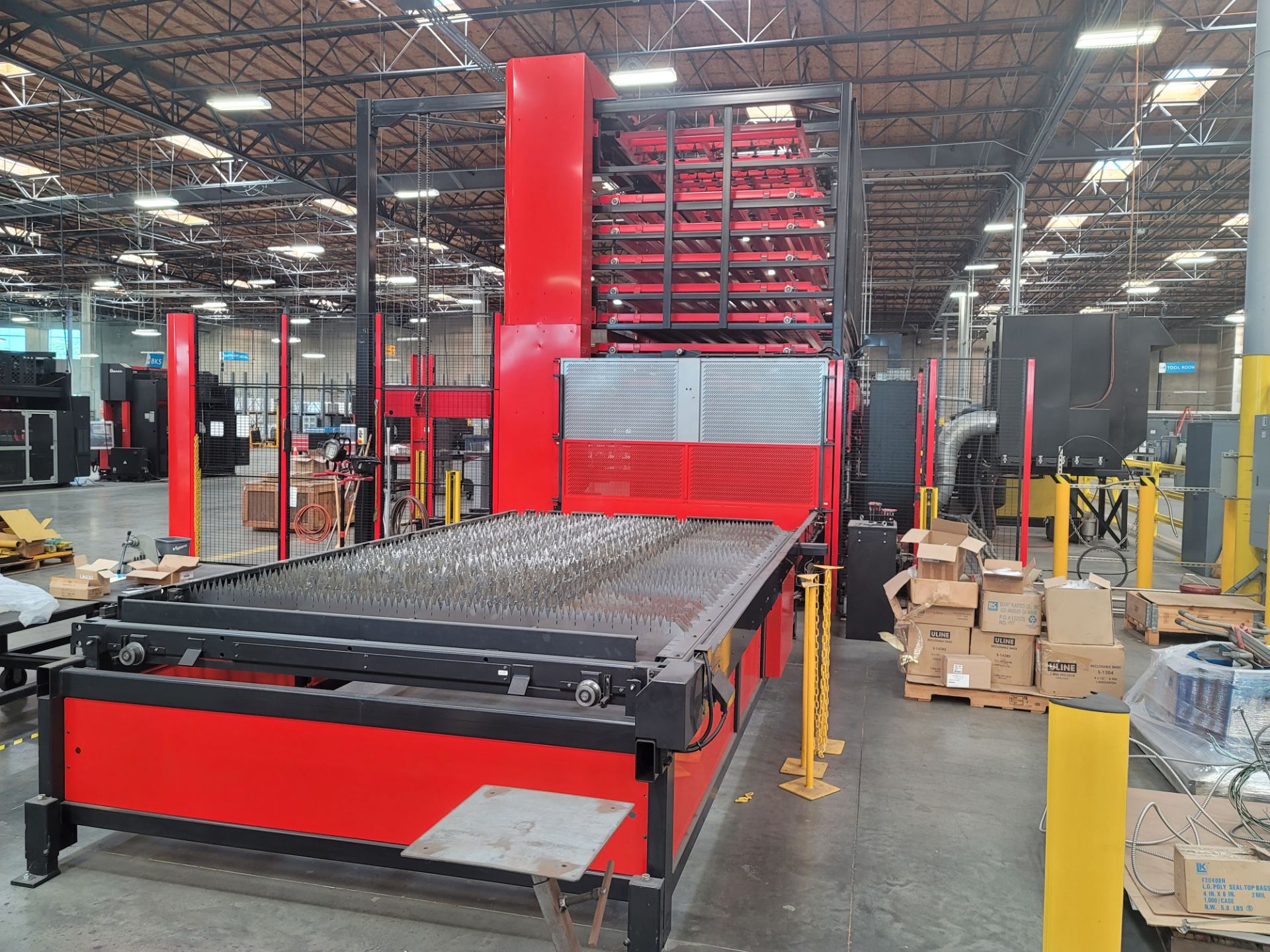 2014 AMADA FLCAJ 4020 FIBER LASER FABRICATION CELL, AMADA AJ4000 4.2 KW GEN 2 FIBER LASER, AMNC-F - Image 16 of 51