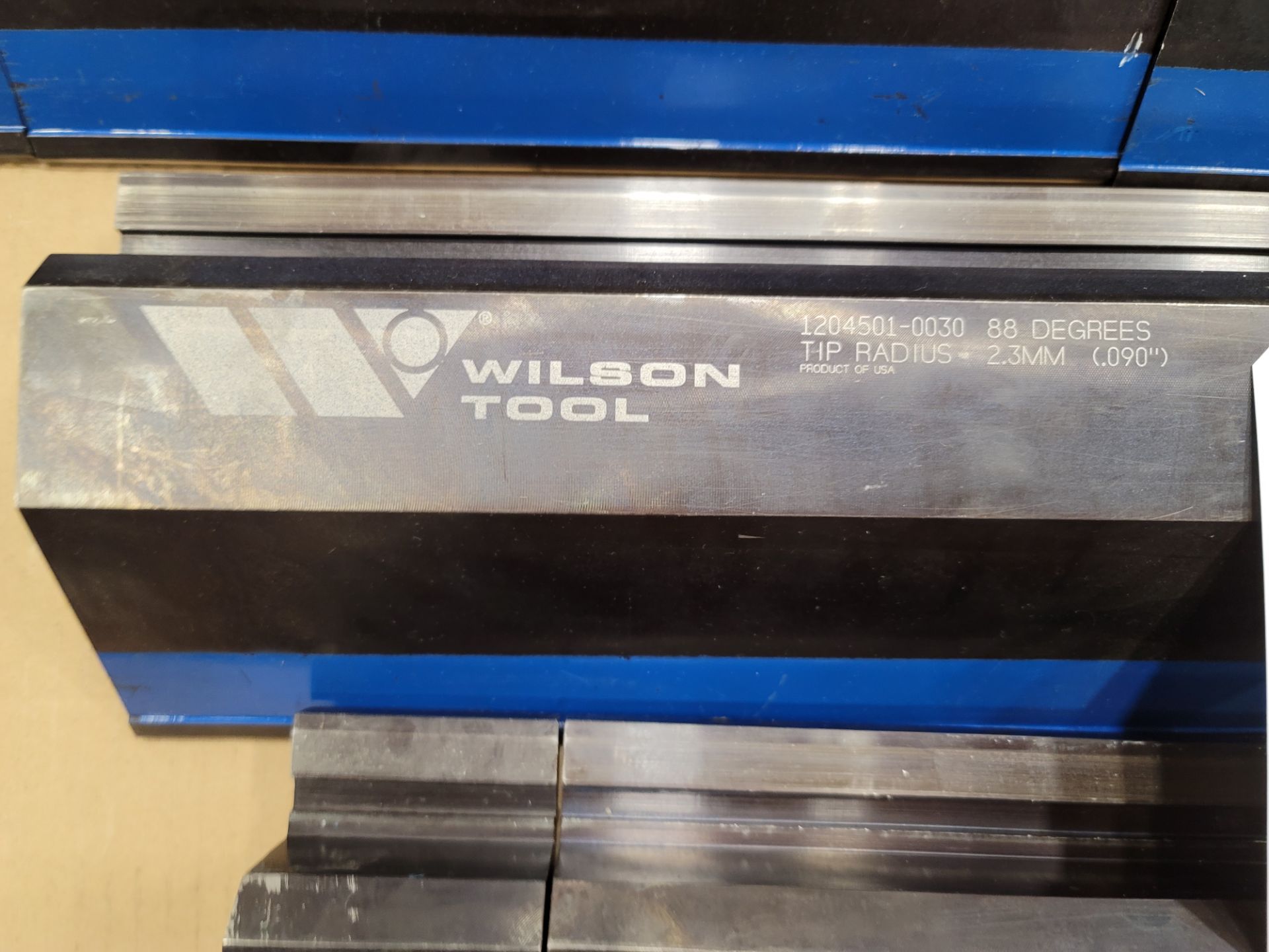 LOT - WILSON TOOL BRAKE DIES (SEE PHOTOS FOR SPECS)