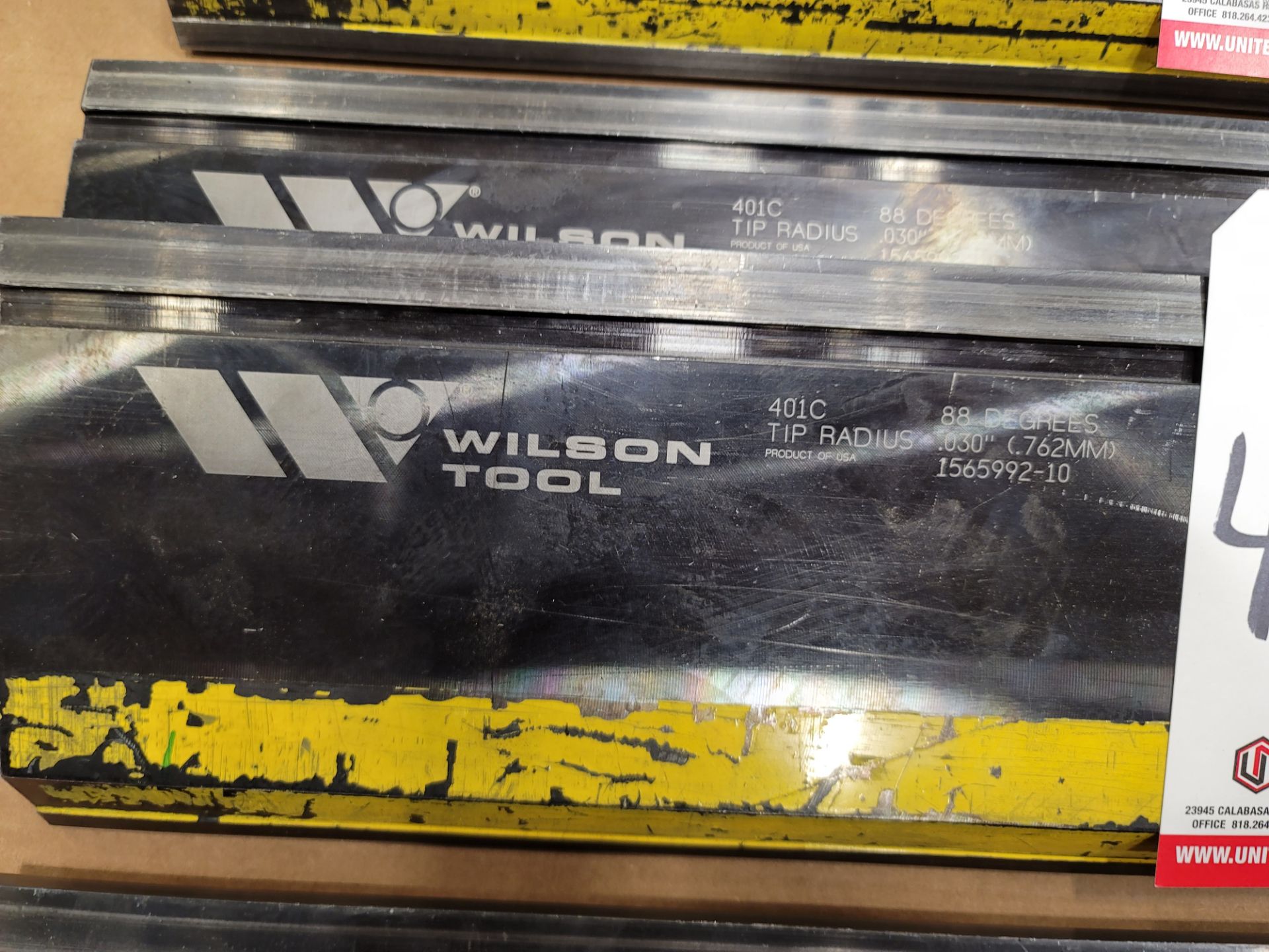 LOT - WILSON TOOL BRAKE DIES (SEE PHOTOS FOR SPECS)