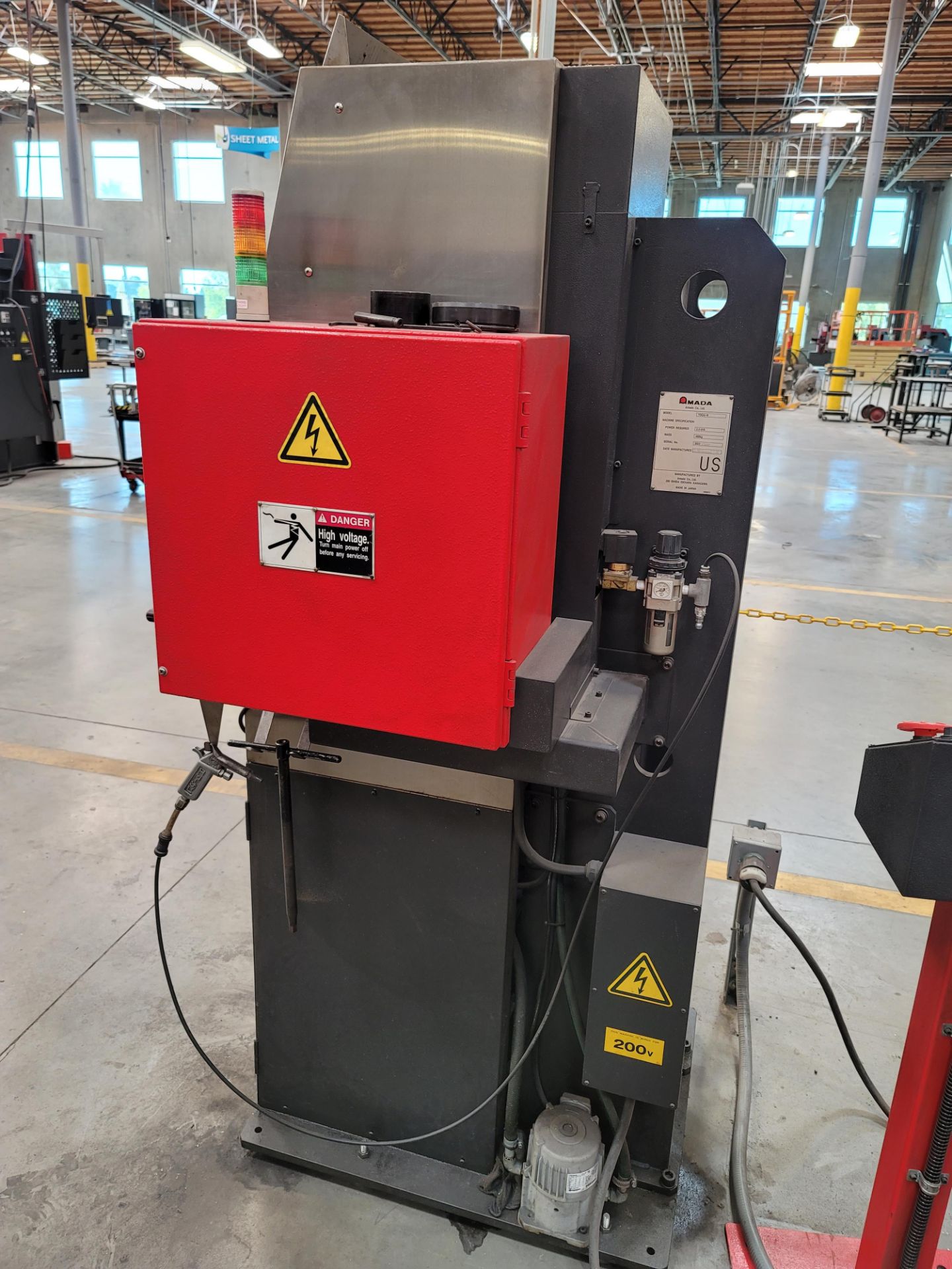 AMADA-TOGU III PUNCH AND DIE SHARPENER, 6.30" MAX TOOL SIZE, 2 HP MOTOR, 9.45" AXIS TRAVEL, 3000 RPM - Image 2 of 2