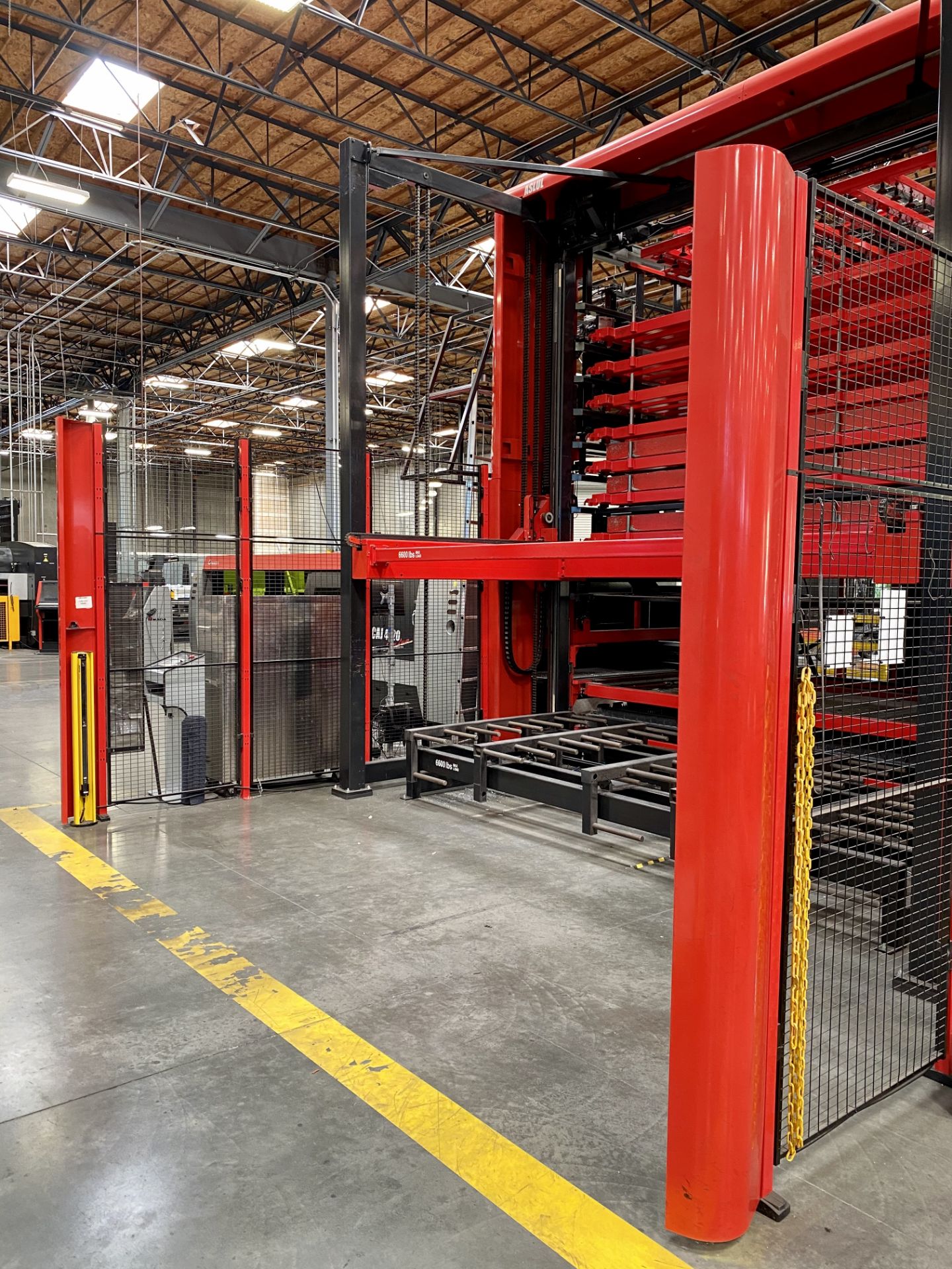 2014 AMADA FLCAJ 4020 FIBER LASER FABRICATION CELL, AMADA AJ4000 4.2 KW GEN 2 FIBER LASER, AMNC-F - Image 22 of 51