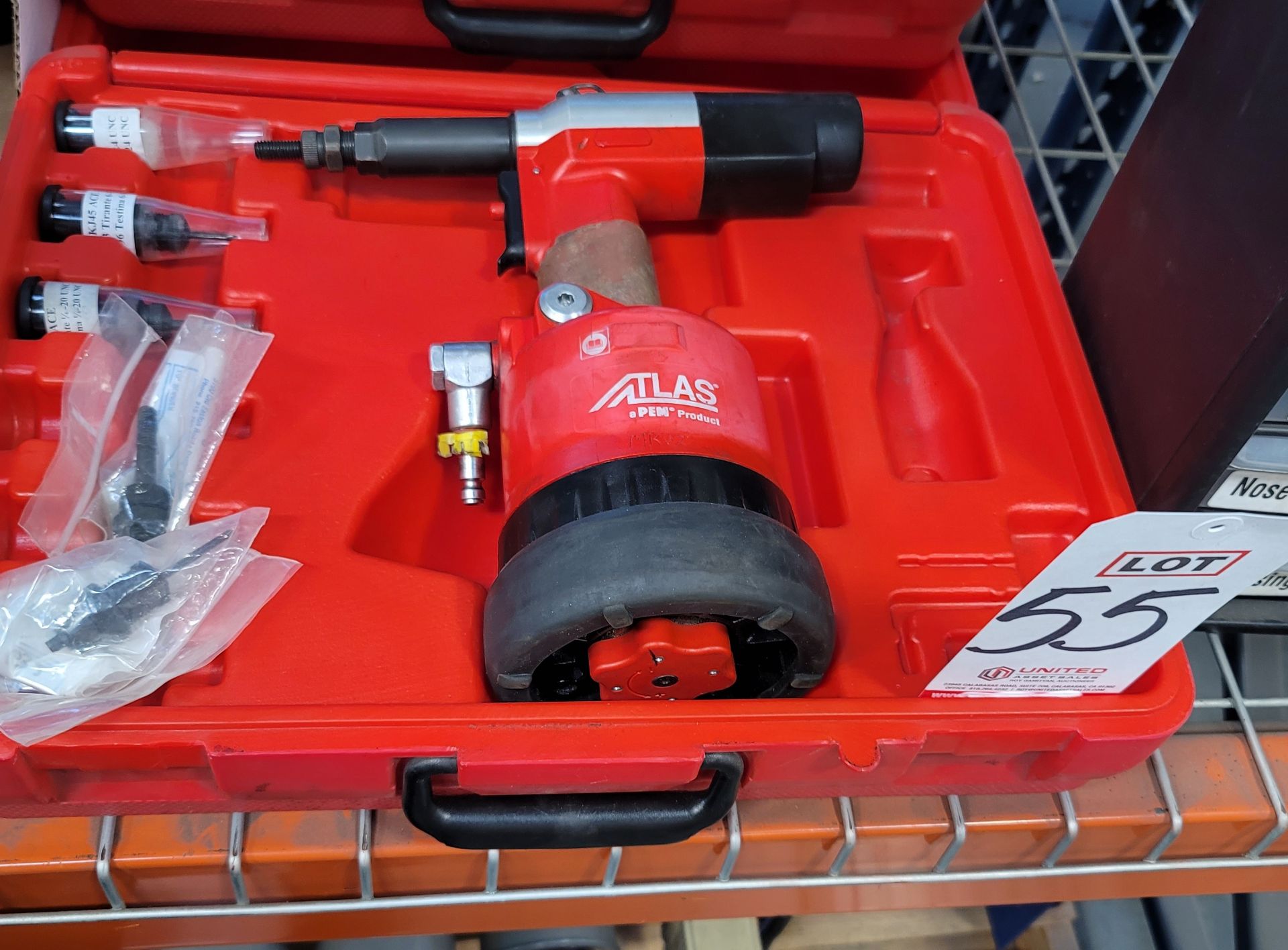 PEM ATLAS AE45/S-UN SPIN-PULL PNEUMATIC INSERT TOOL