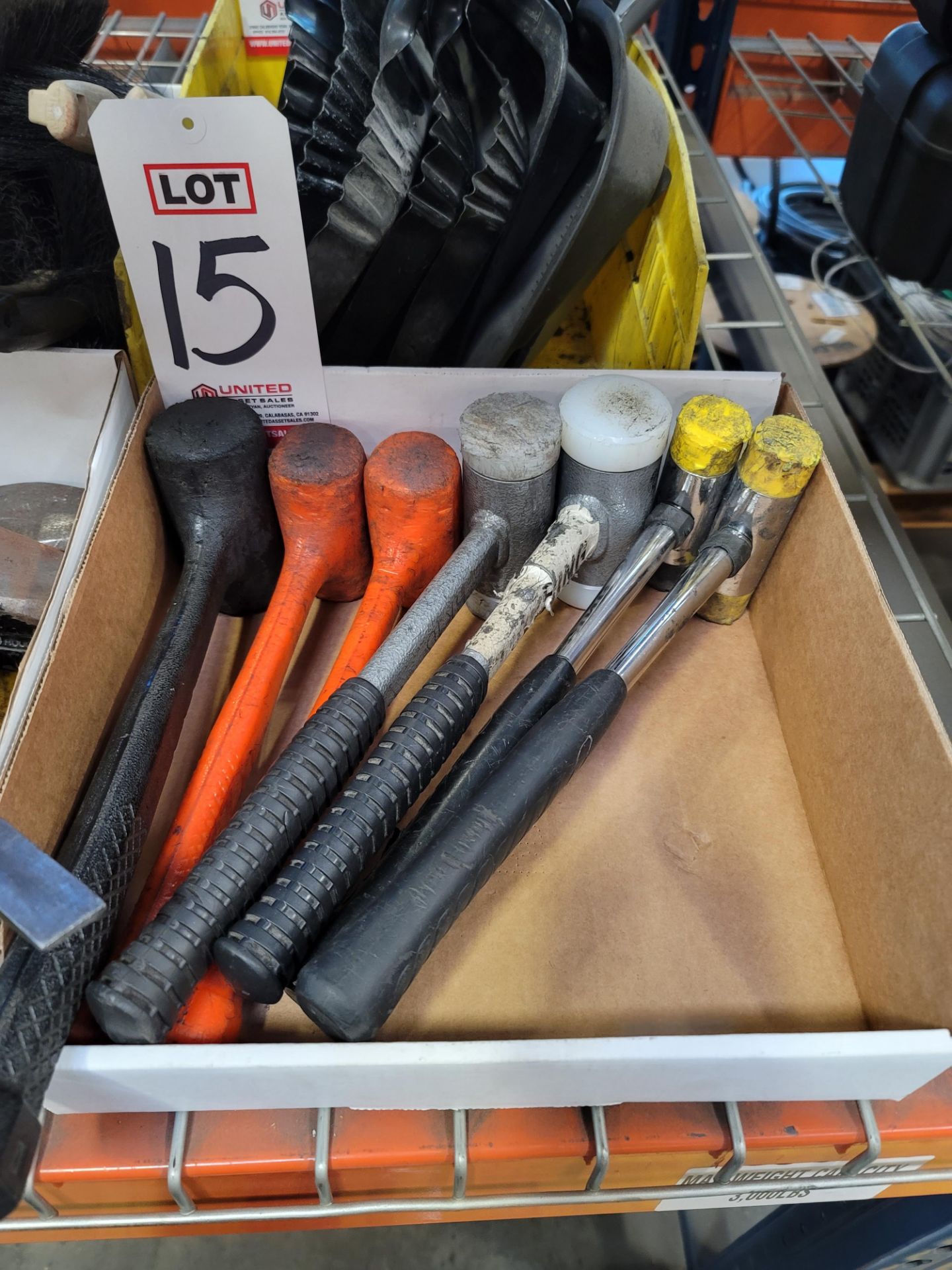 LOT - RUBBER HAMMERS