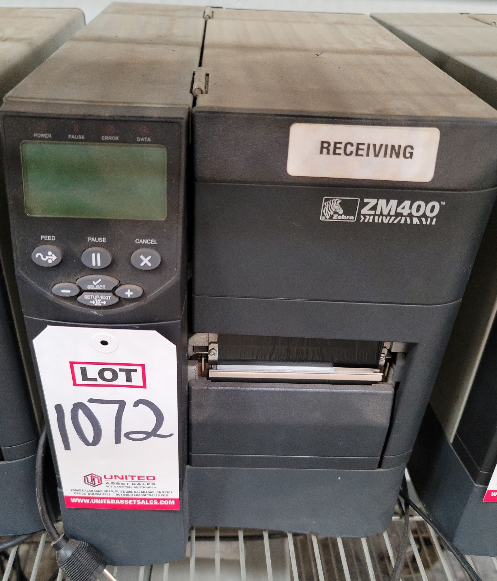 ZEBRA ZM400 LABEL PRINTER