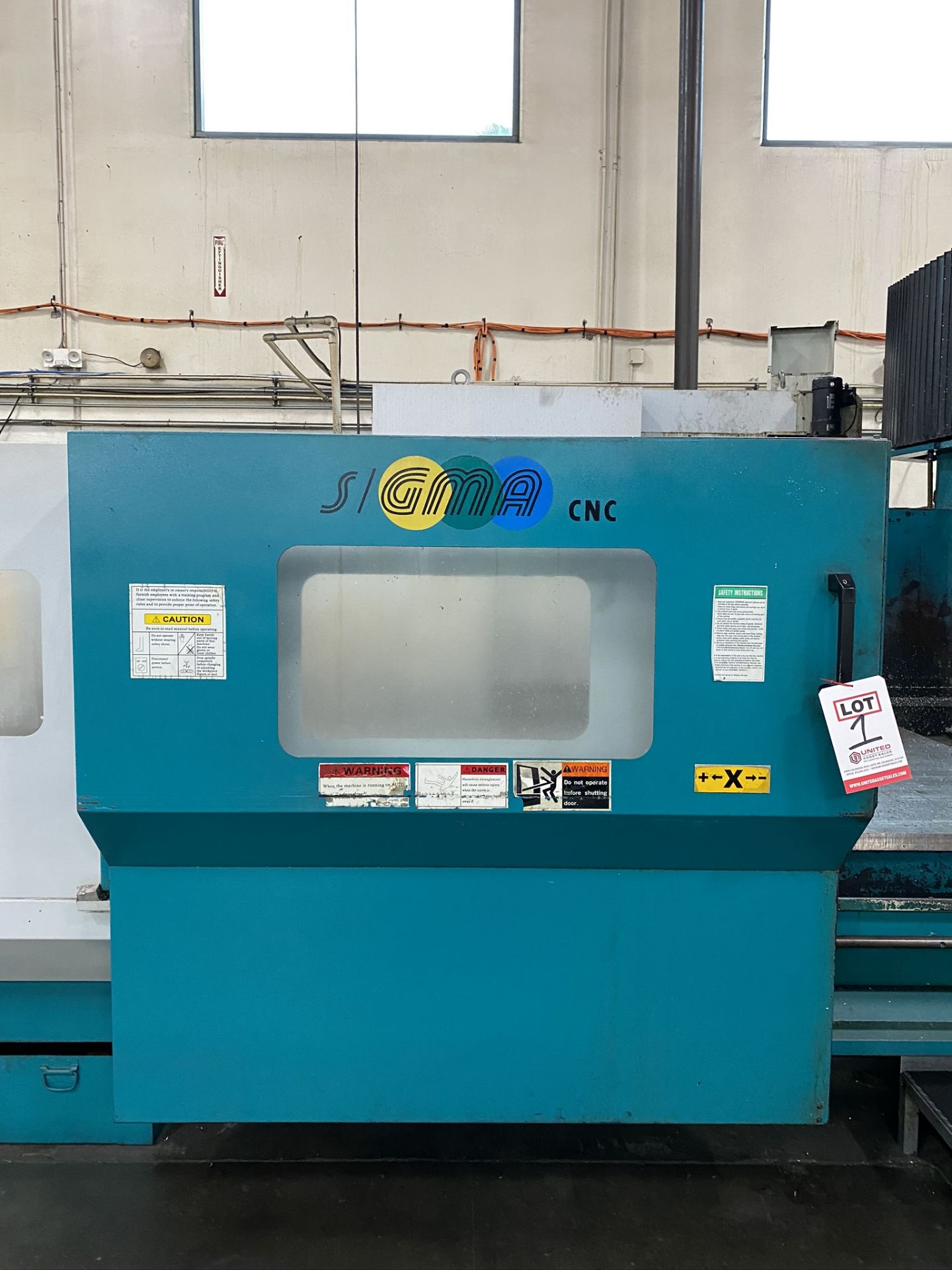 2005 SIGMA CNC DOUBLE COLUMN MACHINING CENTER, MODEL SDV-3219, FANUC 18IMB CNC CONTROL - Image 20 of 31