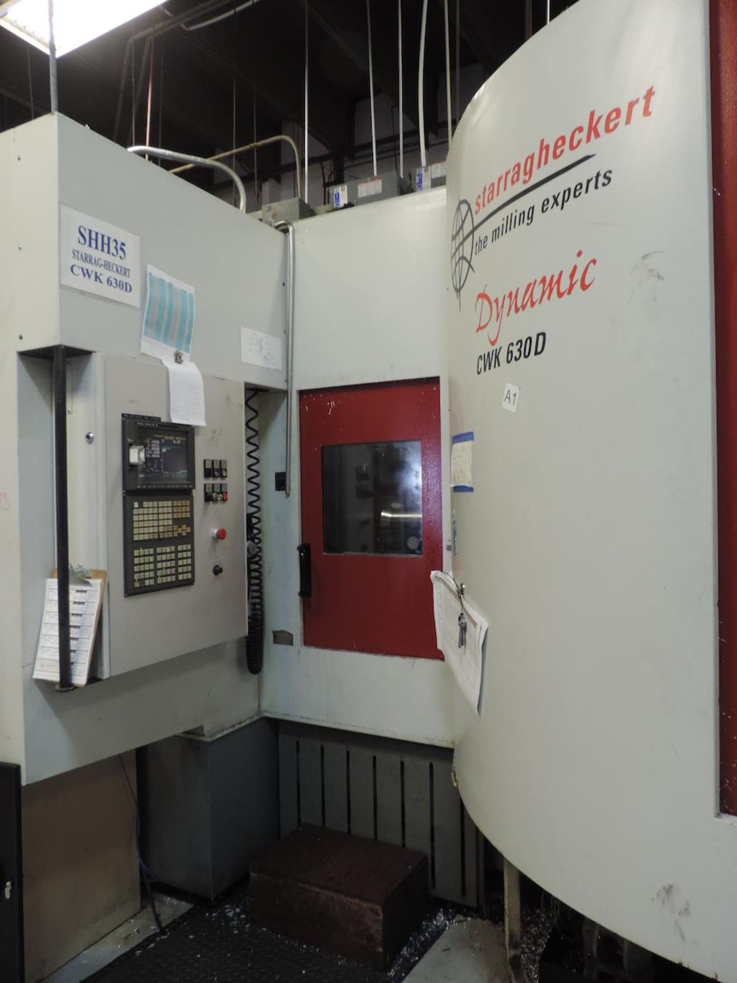 2002 STARRAG & HECKERT CWK-630D HMC, GE FANUC 16i-M CONTROL, XYZ TRAVELS: 41" X 39" X 45", 24.8" X - Image 2 of 20