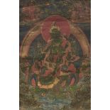 THANGKA OF THE GREEN TARA.