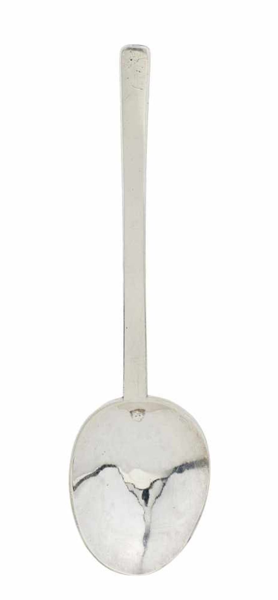 CHARLES II PURITAN SILVER SPOON. - Image 2 of 2