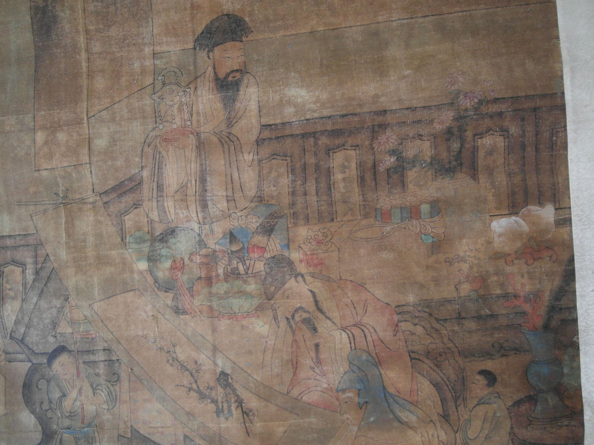 ZHANG, CHONGMing painter, active in the 17th cSCHOLARS APPRAISING ANTIQUES AND ART. Origin: China. - Bild 10 aus 17