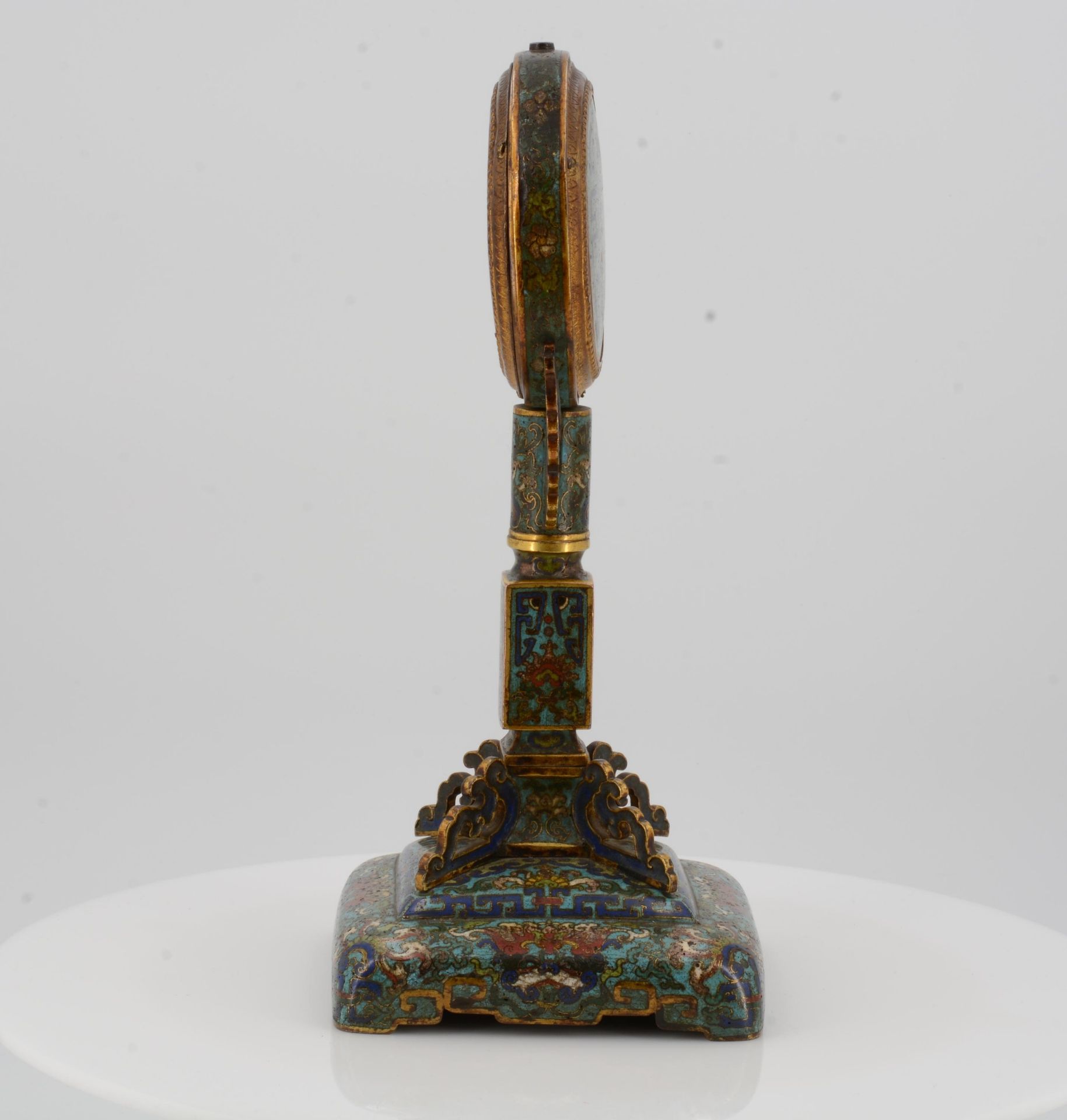 ALTAR DECORATION IN THE SHAPE OF A REVOLVING DRUM. Origin: China. Dynasty: Qing dynasty. Date: - Bild 9 aus 15