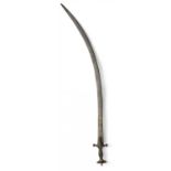 IMPORTANT PRINCELY TULWAR SWORD. Origin: Mughal India. Date: 1st half 19th c. Technique: Blade