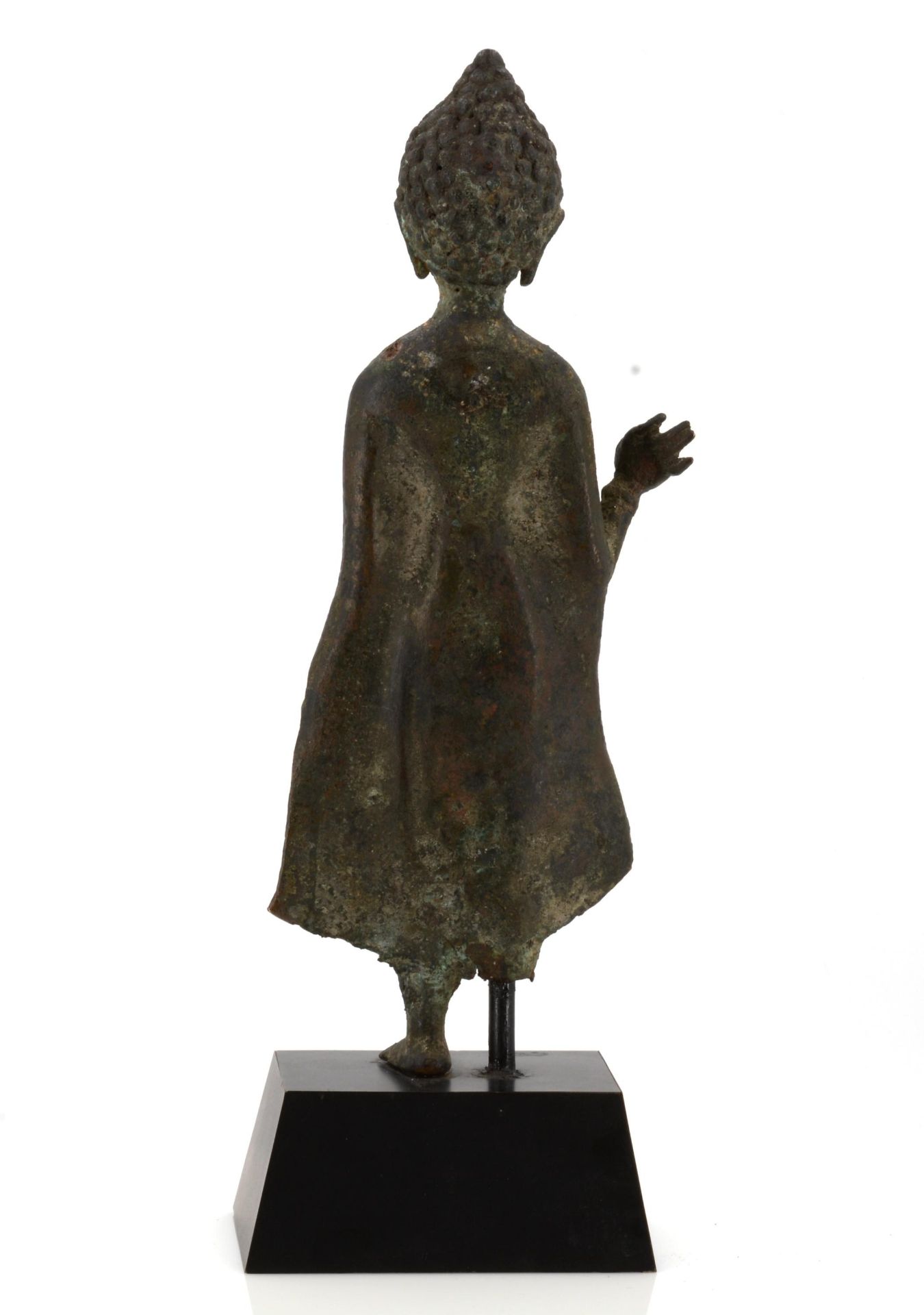 STANDING BUDDHA WITH OPEN CLOAK. Origin: Burma/Myanmar. Dynasty: Pagan period (839-1287). Date: - Bild 7 aus 10