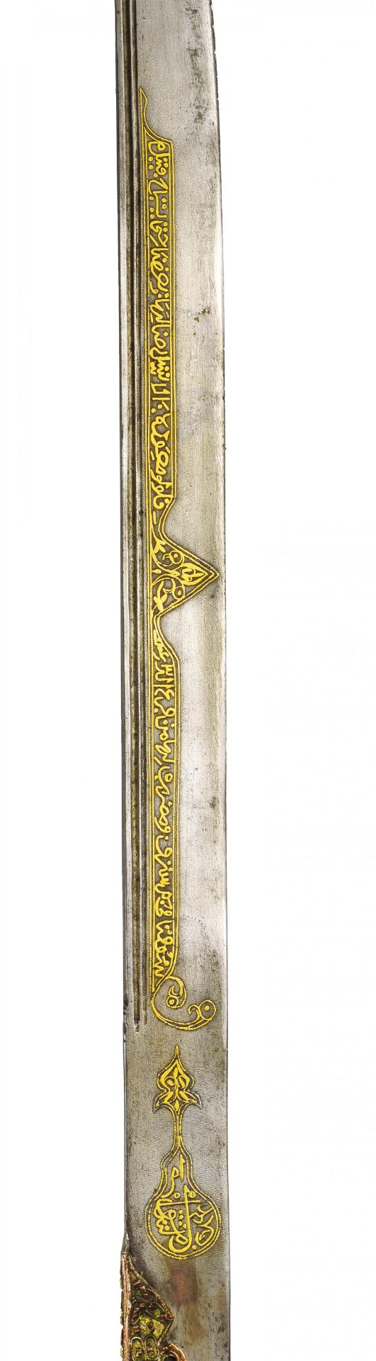 SPLENDID YATAGAN SWORD. Origin: Ottoman Empire (1299-1922). Balkan region. Date: 19th-early 20th - Bild 3 aus 4