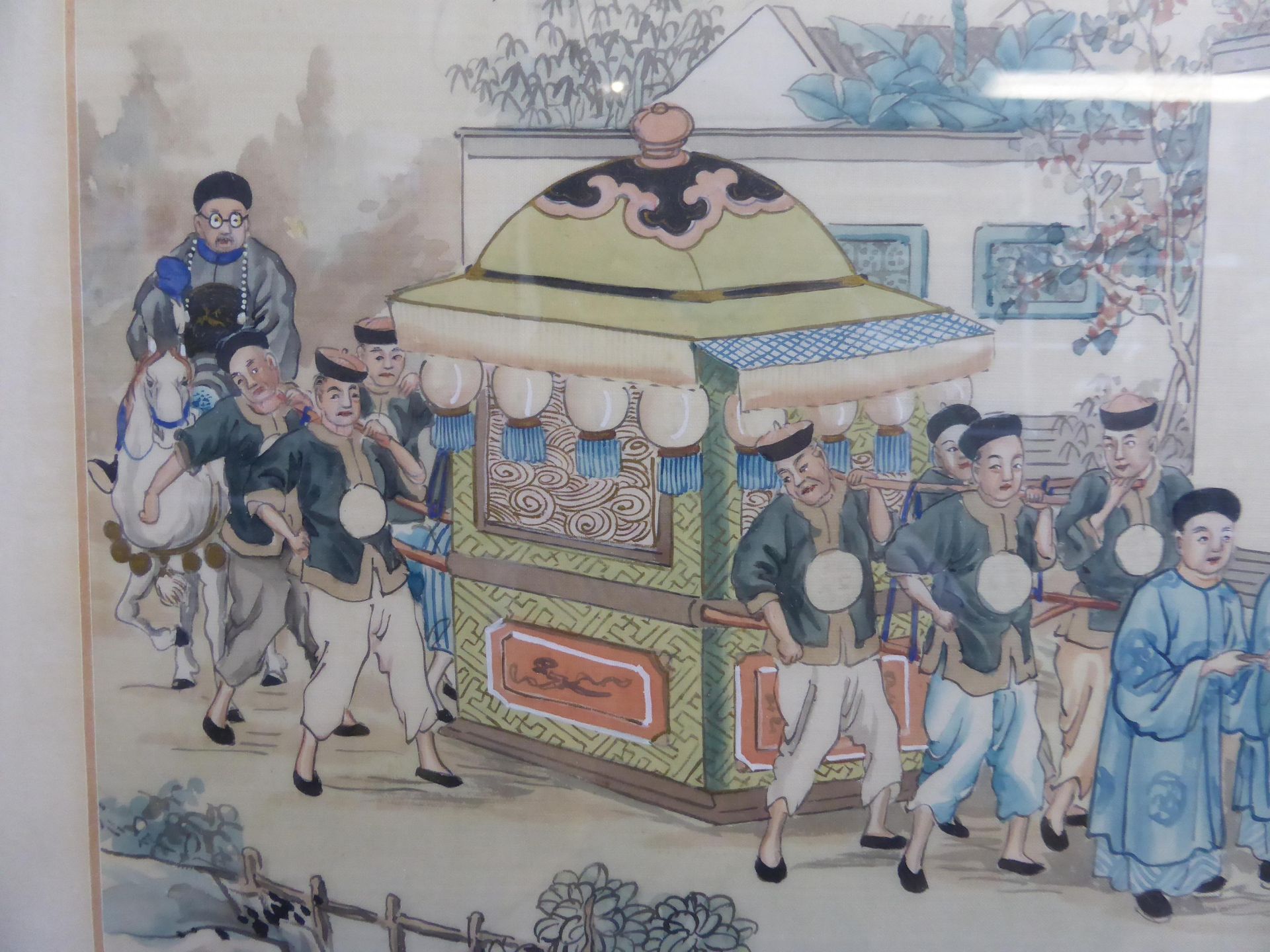 SET OF FOUR RITUALS FOR WEDDINGS IN THE HOUSE "YU QING TANG". Origin: China. Dynasty: Late Qing - Bild 20 aus 27
