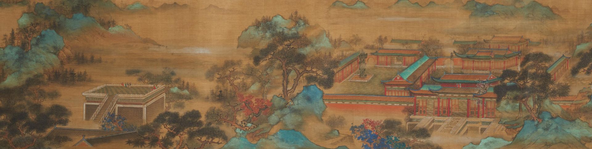 WEN, ZHENGMING1470 - 1559THE MOUNTAINS OF THE IMMORTALS. Origin: China. Date: 19th-20th c. Maker/ - Bild 3 aus 26