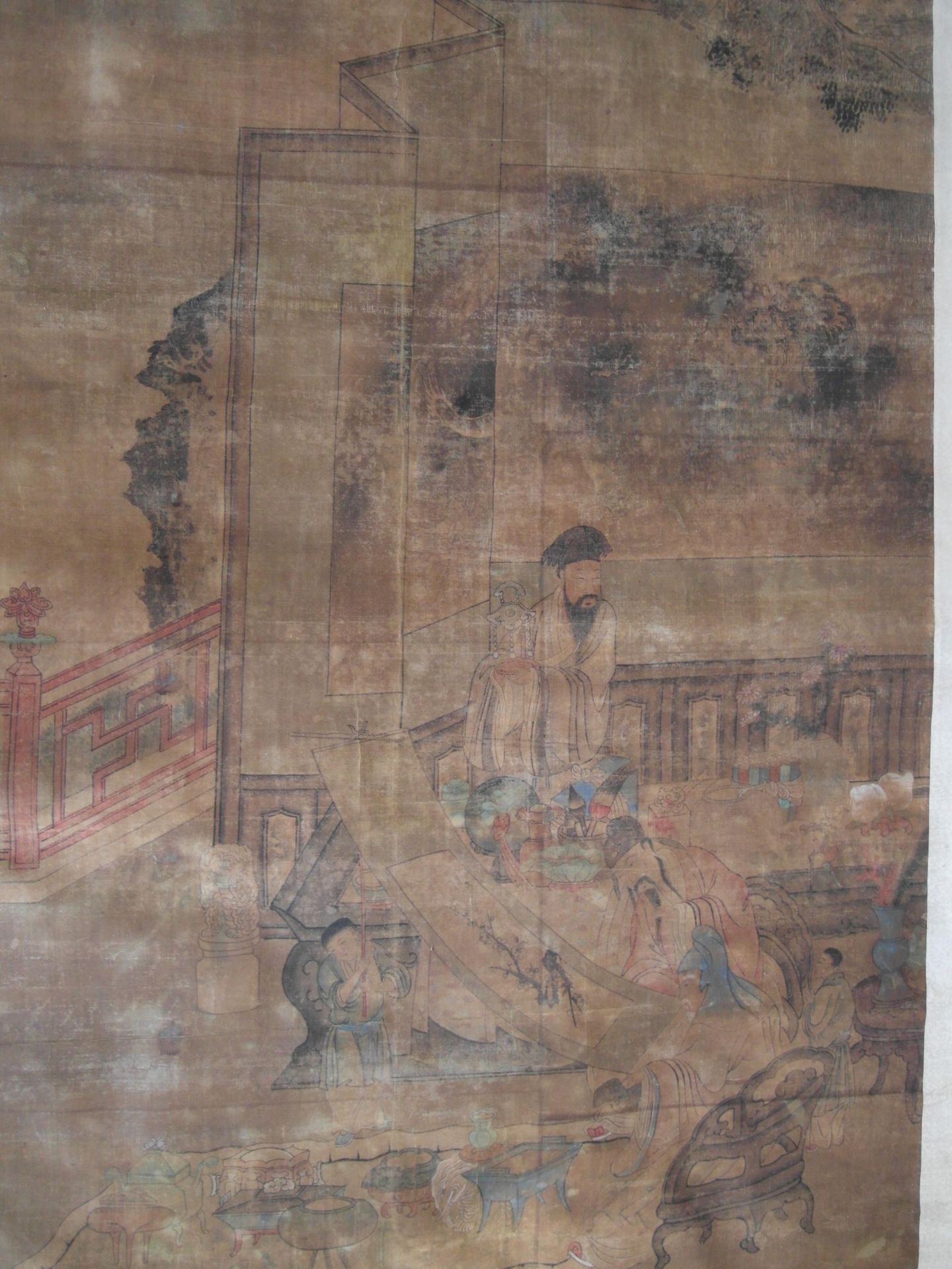 ZHANG, CHONGMing painter, active in the 17th cSCHOLARS APPRAISING ANTIQUES AND ART. Origin: China. - Bild 5 aus 17