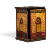 VERY RARE TANTRIC STORAGE CONTAINER - TORMA KANG. Origin: Tibet. Date: 17th/18th c. Technique: