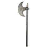 CEREMONIAL BATTLE AXE TABARZIN. Origin: Persia/Iran. Dynasty: Safawid dynasty (1501-1722). Date: