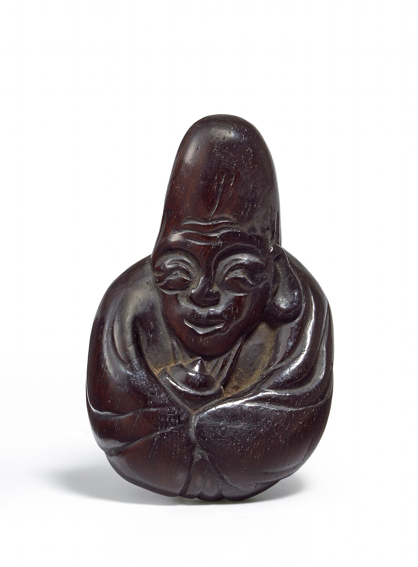 NETSUKE: THE GOD OF FORTUNE FUKUROKUJU. Origin: Japan. Dynasty: Edo period. Date: 18th/19th c.