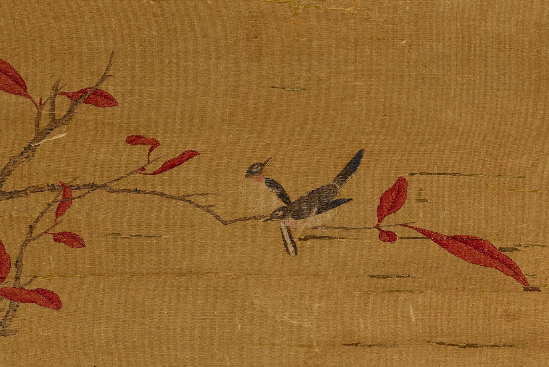 FOUR HANGING SCROLLS WITH LANDSCAPES AND FLOWERS. Origin: Japan. Dynasty: Edo to Meiji period. Date: - Bild 5 aus 5