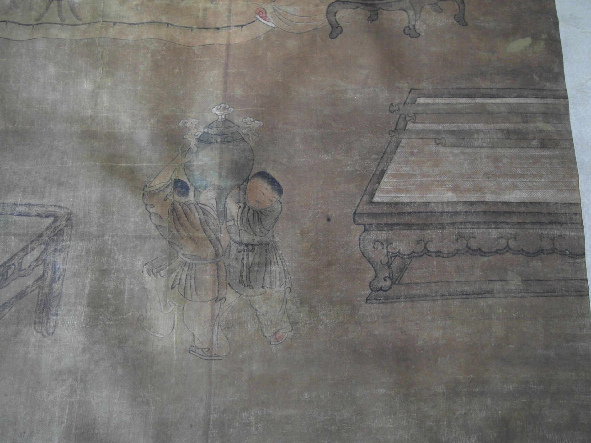 ZHANG, CHONGMing painter, active in the 17th cSCHOLARS APPRAISING ANTIQUES AND ART. Origin: China. - Bild 9 aus 17