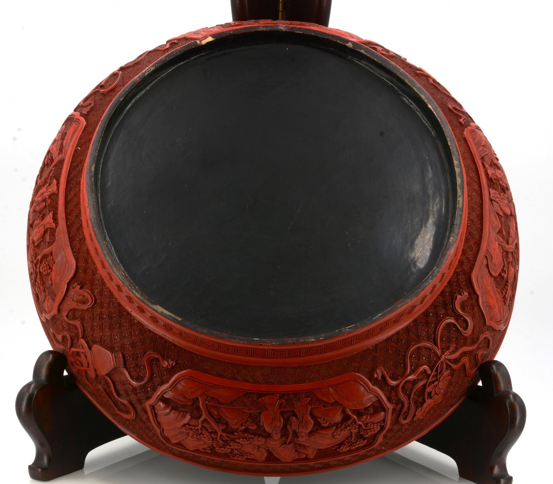 IMPORTANT BOX WITH RED CARVED LACQUER. Origin: China. Dynasty: Qing dynasty. Date: 18th c. - Bild 16 aus 17