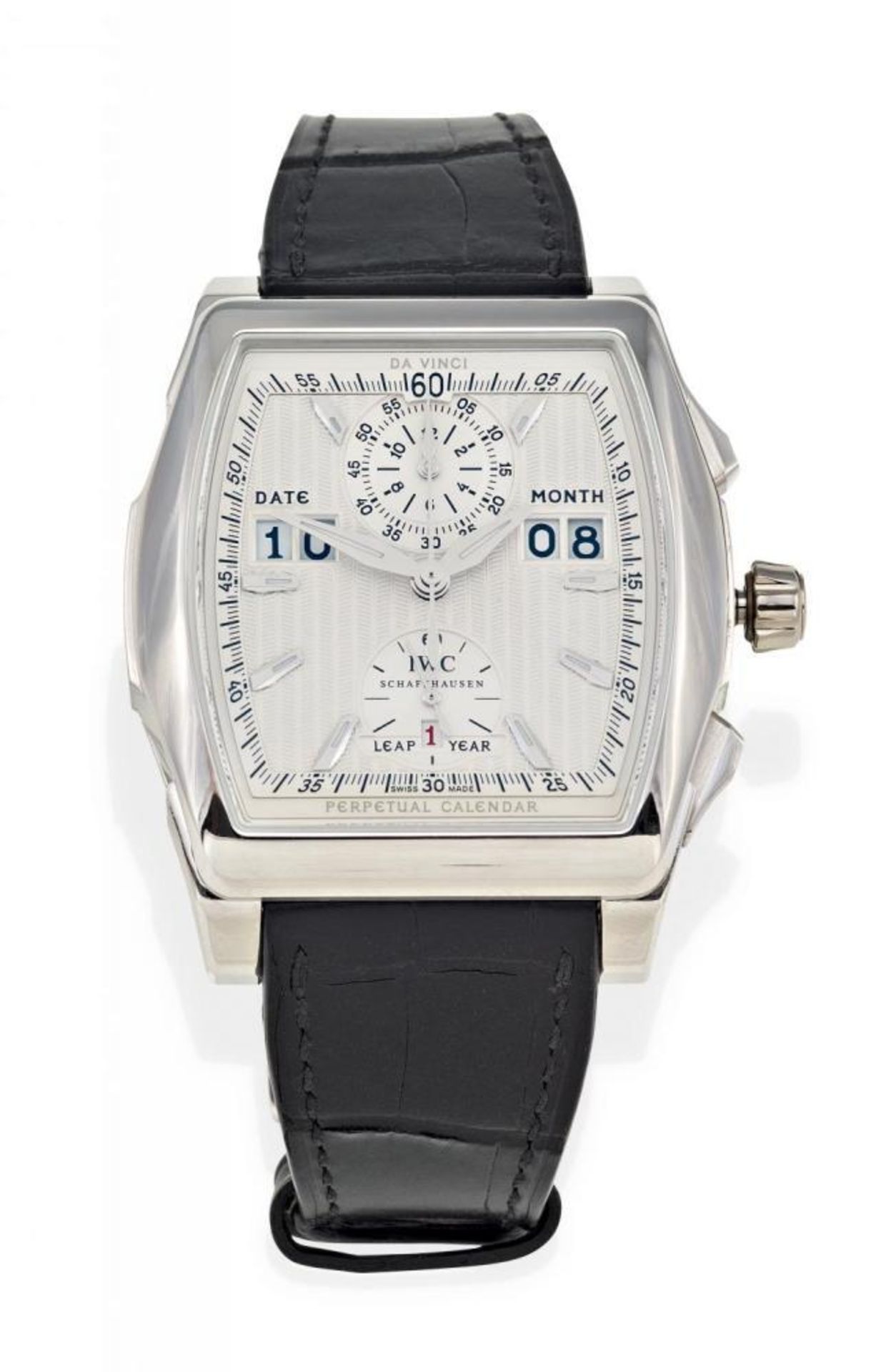 IWCDa Vinci. Men's Watch. Origin: Switzerland. Date: 2000s. Material: 950/- platinum, original