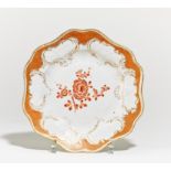 PLATE FROM THE SO CALLED "MÖLLENDORFF-SERVICE". Meissen. Date: Around 1761/62. Maker/Designer: Model