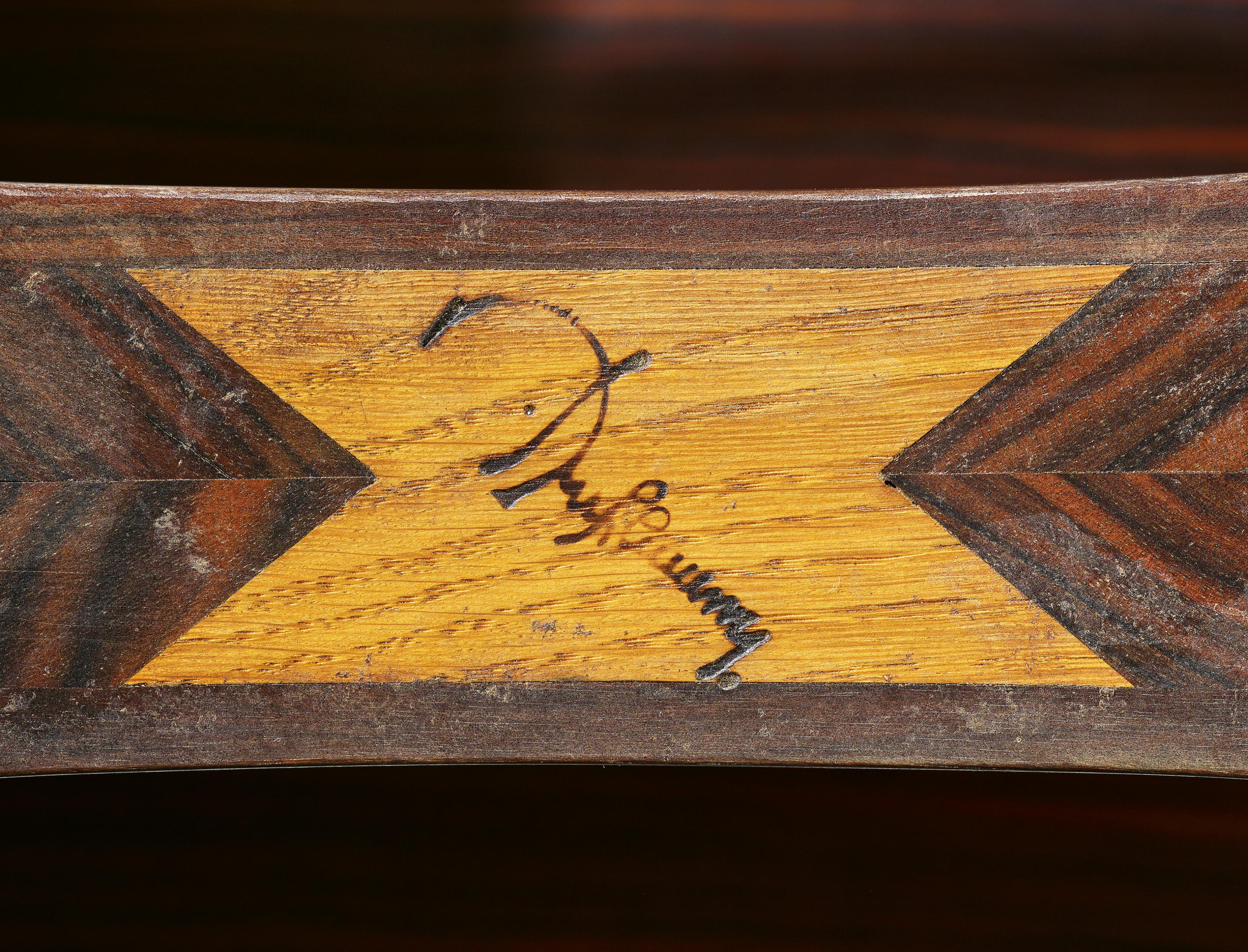 PAIR OF MACASSAR EBONY ART NOUVEAU SIDE TABLES OF MUSEUM-LIKE QUALITY, BLOCH MODEL. Ruhlmann, - Image 4 of 5