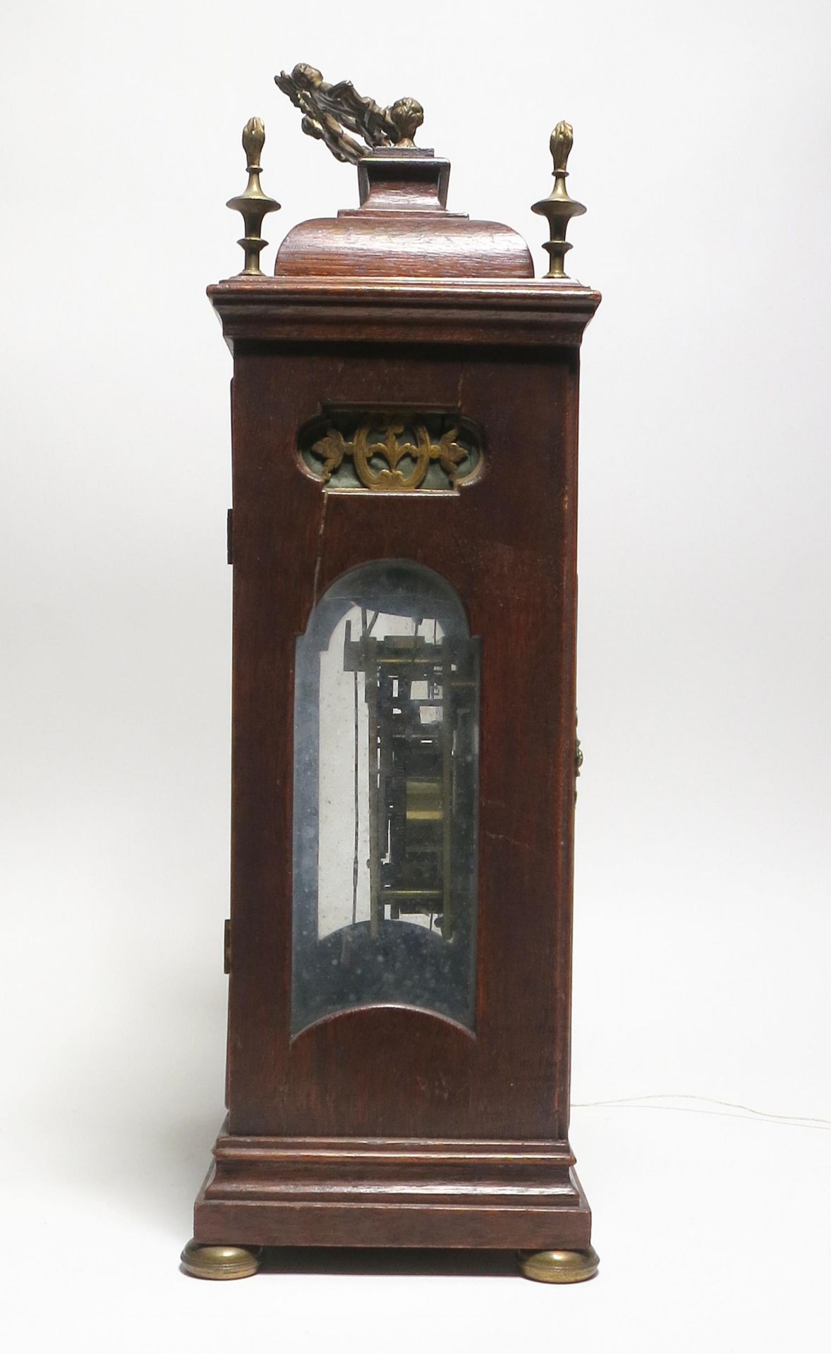 BAROQUE OAK WOOD TABLE CLOCK. Vienna. Date: Around 1750-60. Maker/Designer: Presumably by Johann - Bild 3 aus 8