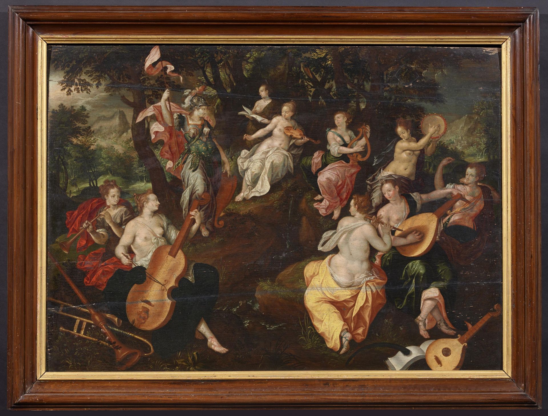 CLERCK, HENDRICK DEBrussels 1570 - 1629CircleTitle: Minerva and the Muses. After the painting by - Image 2 of 4