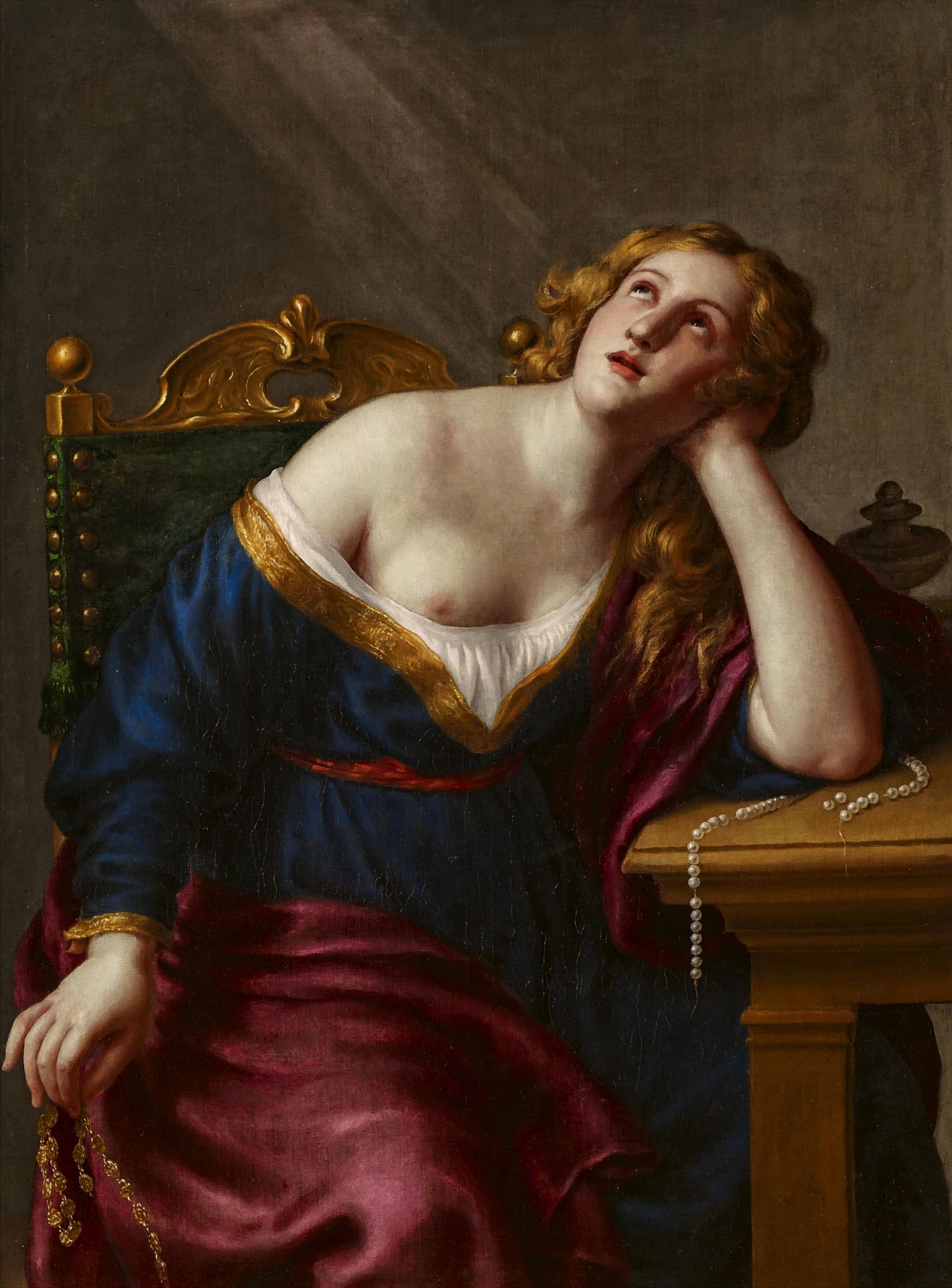 TURCHI, ALESSANDRO('Orbetto')Verona 1578 - Rome 1649Title: Mary Magdalene Renounces the Vanities