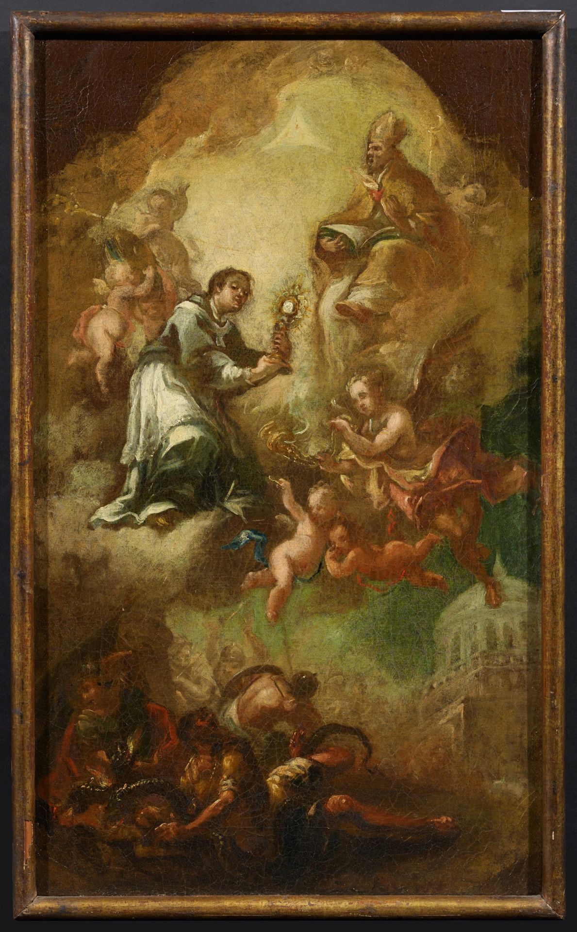 PEIRI, GIOVANNI ANTONIO DEVicenza 1671 - 1751attributedTitle: Plea of Saint Luigi Gonzaga. - Image 2 of 3