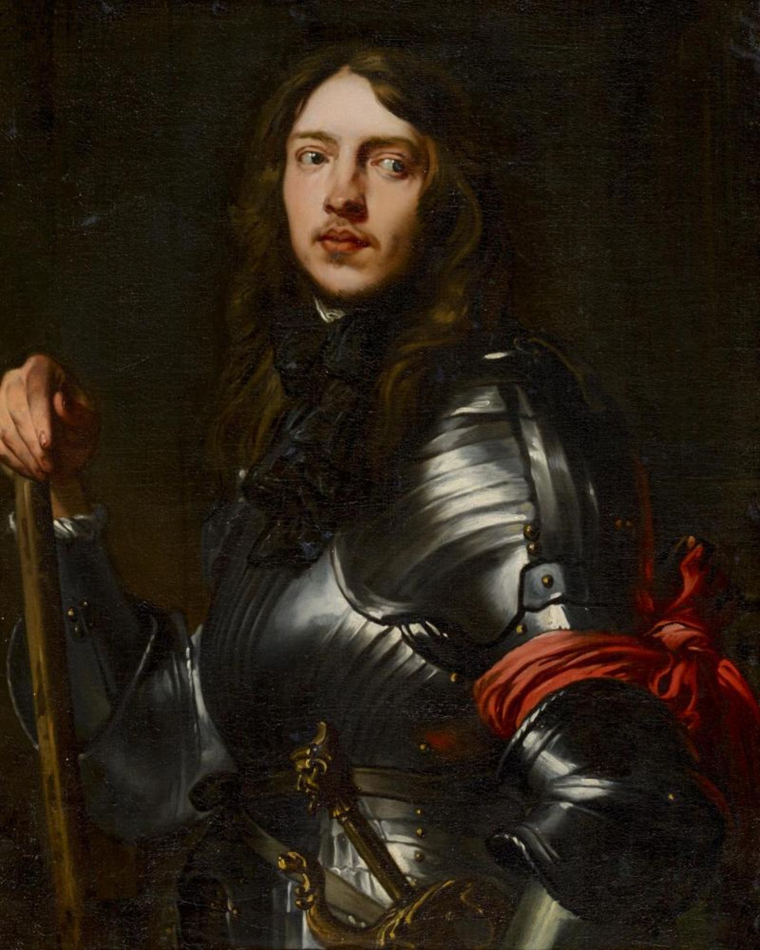 DYCK, ANTON VAN1599 Antwerp - 1641 LondonfollowerTitle: Man in Armour with Red Armband. Copy based